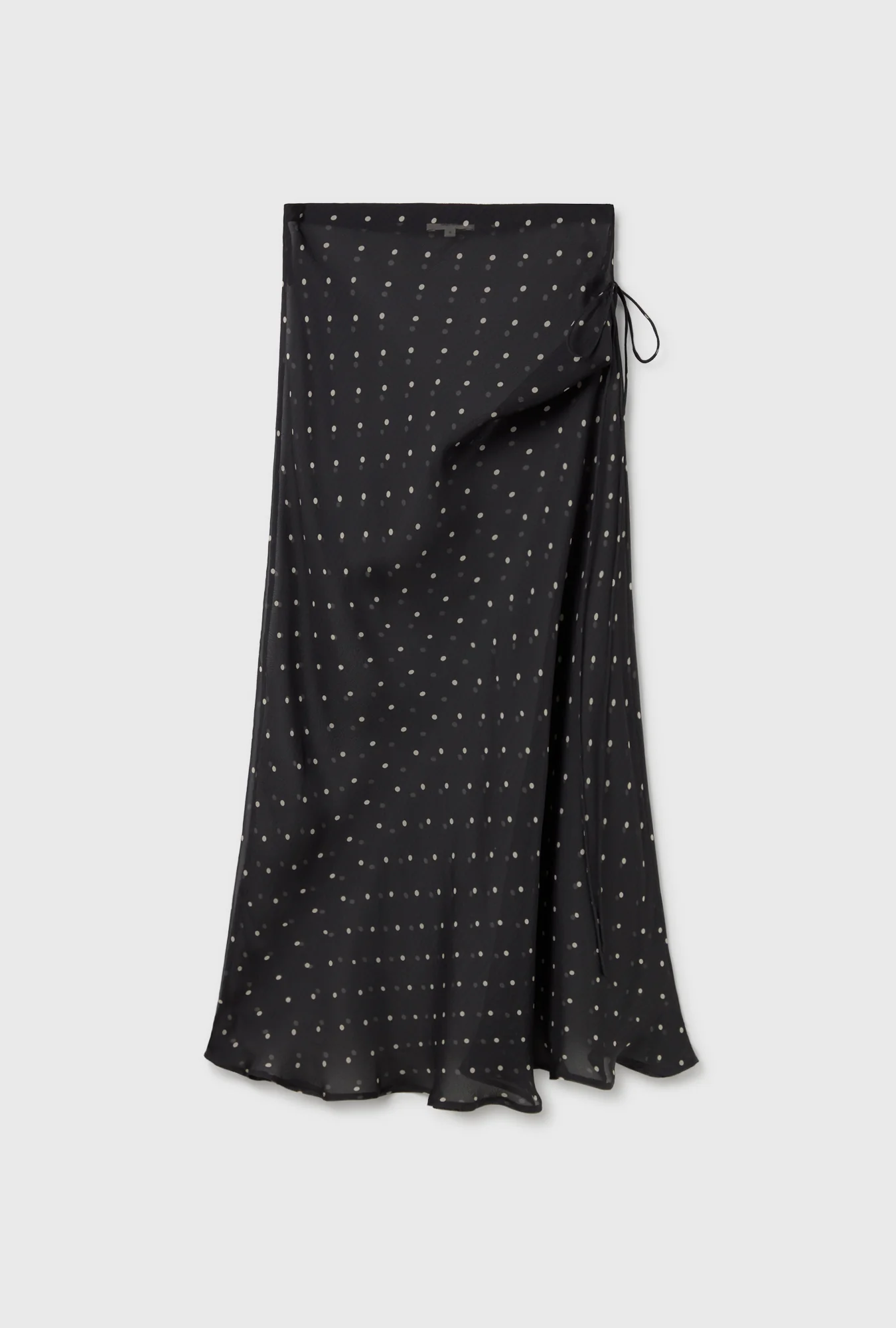 Long Bias Cut Skirt Small Polka Dot - Image 6