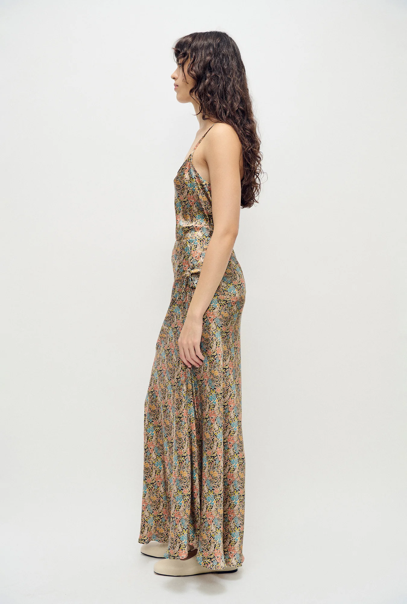 Long Bias Cut Skirt Sugar Floral - Image 4