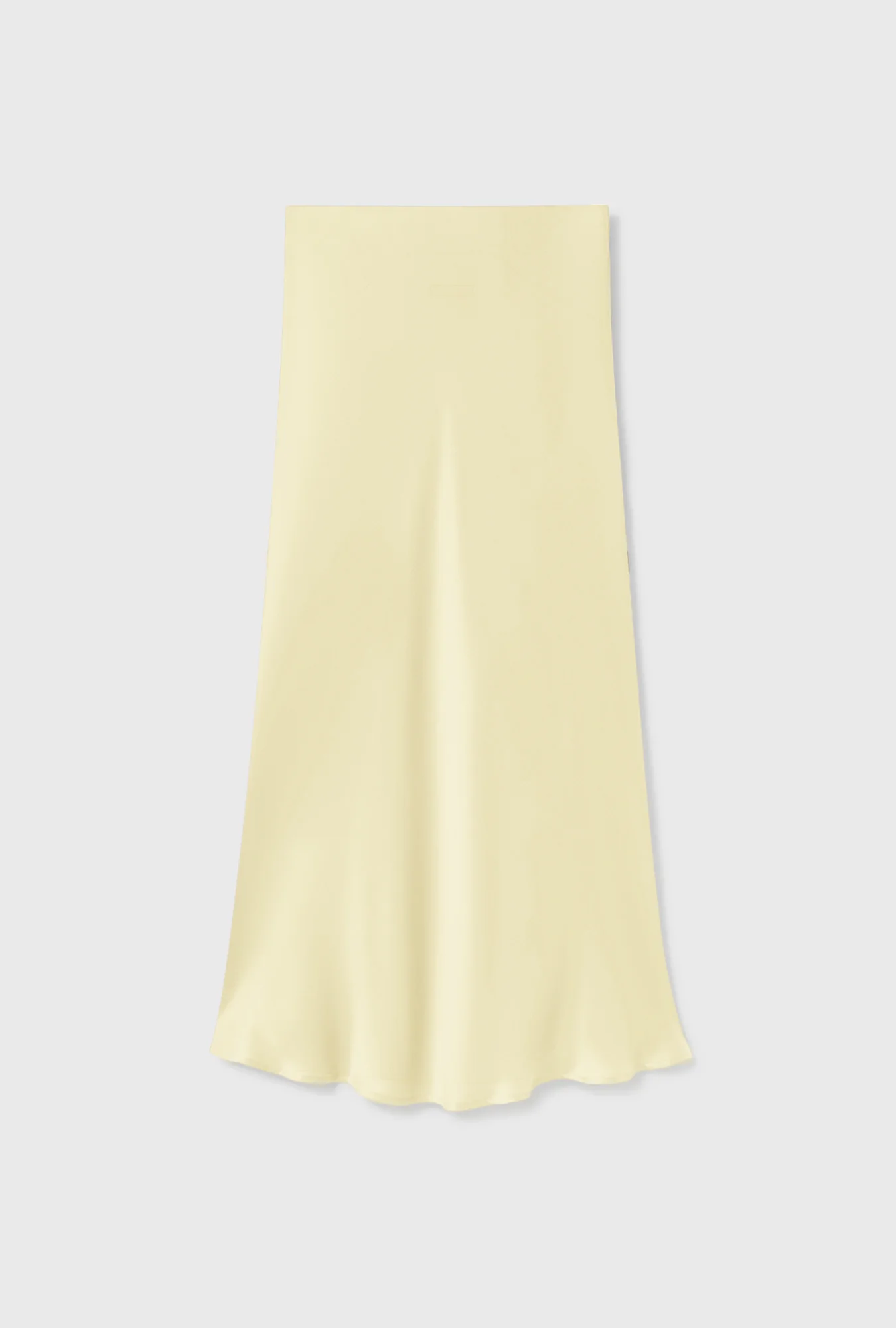 Long Bias Cut Skirt Vanilla Flower
