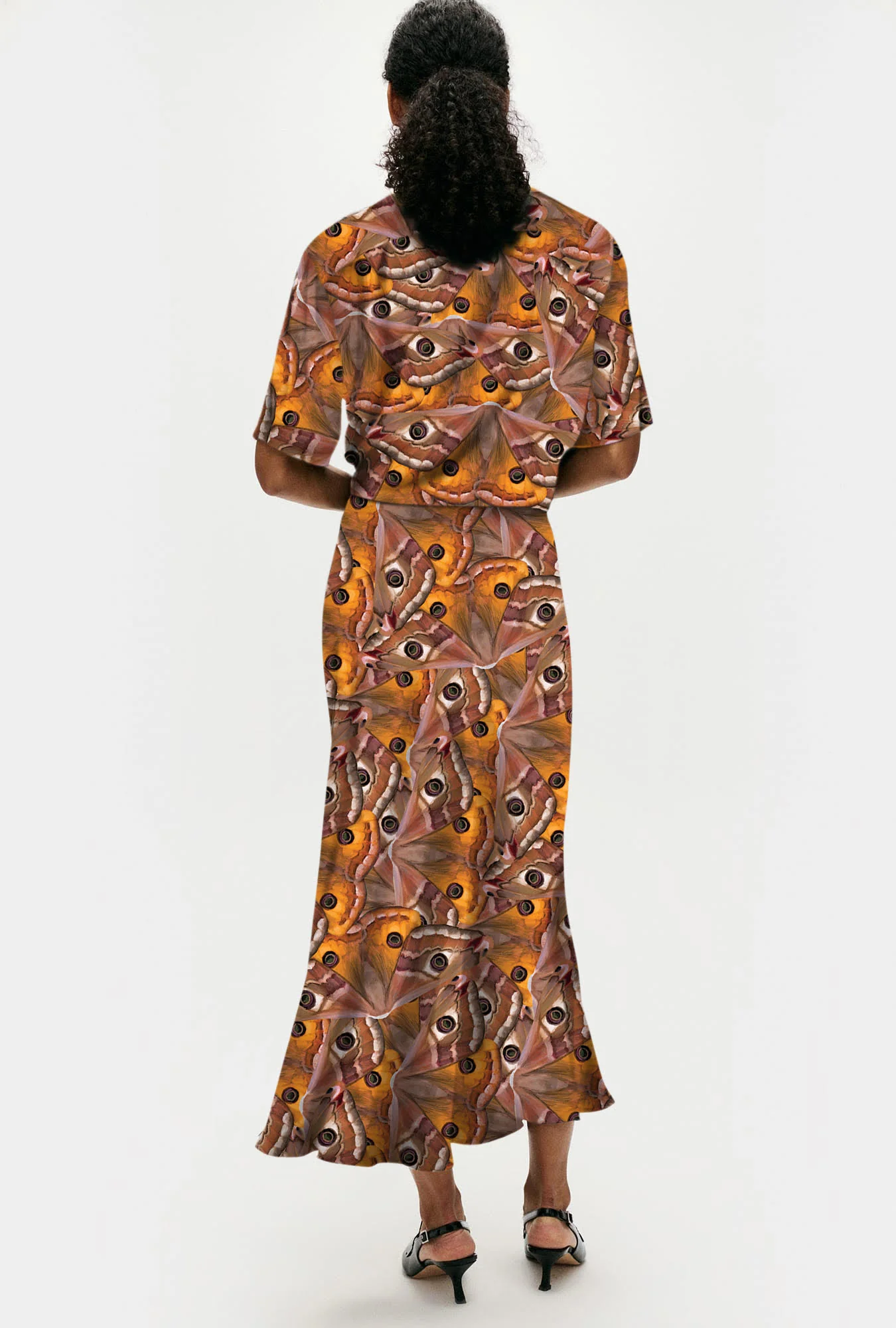 Long Bias Cut Skirt Wingspan - Image 2