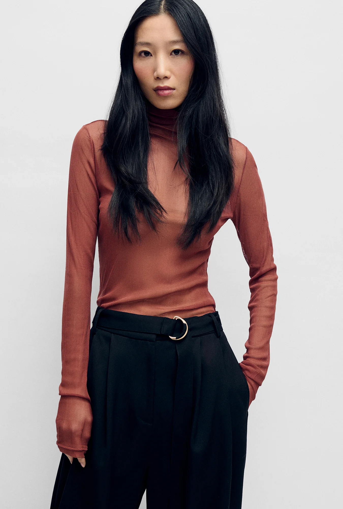 Mesh Turtleneck Canyon - Image 2