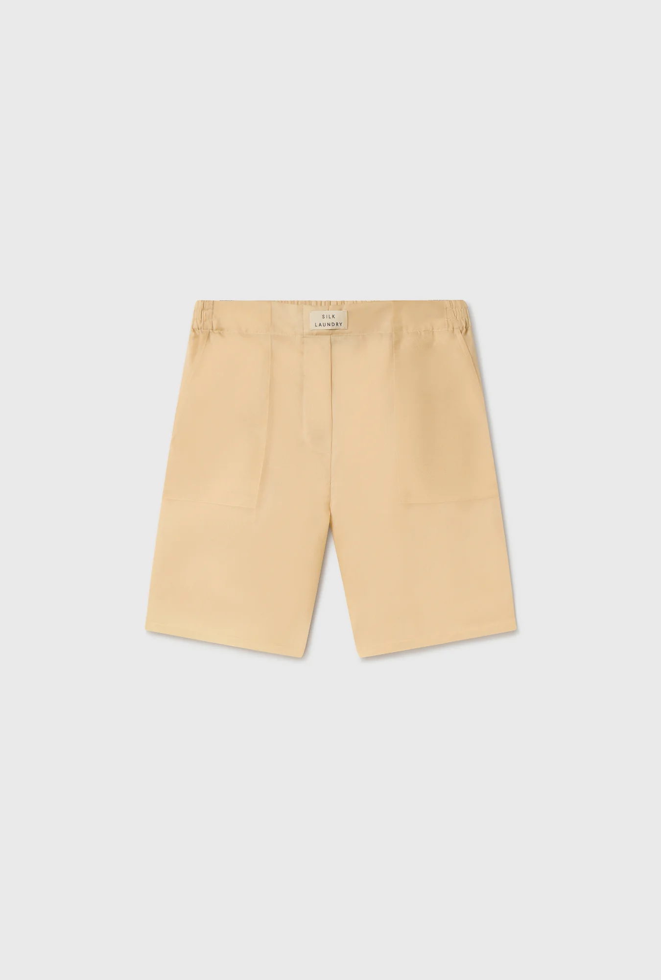 Organza Boxer Shorts Beige
