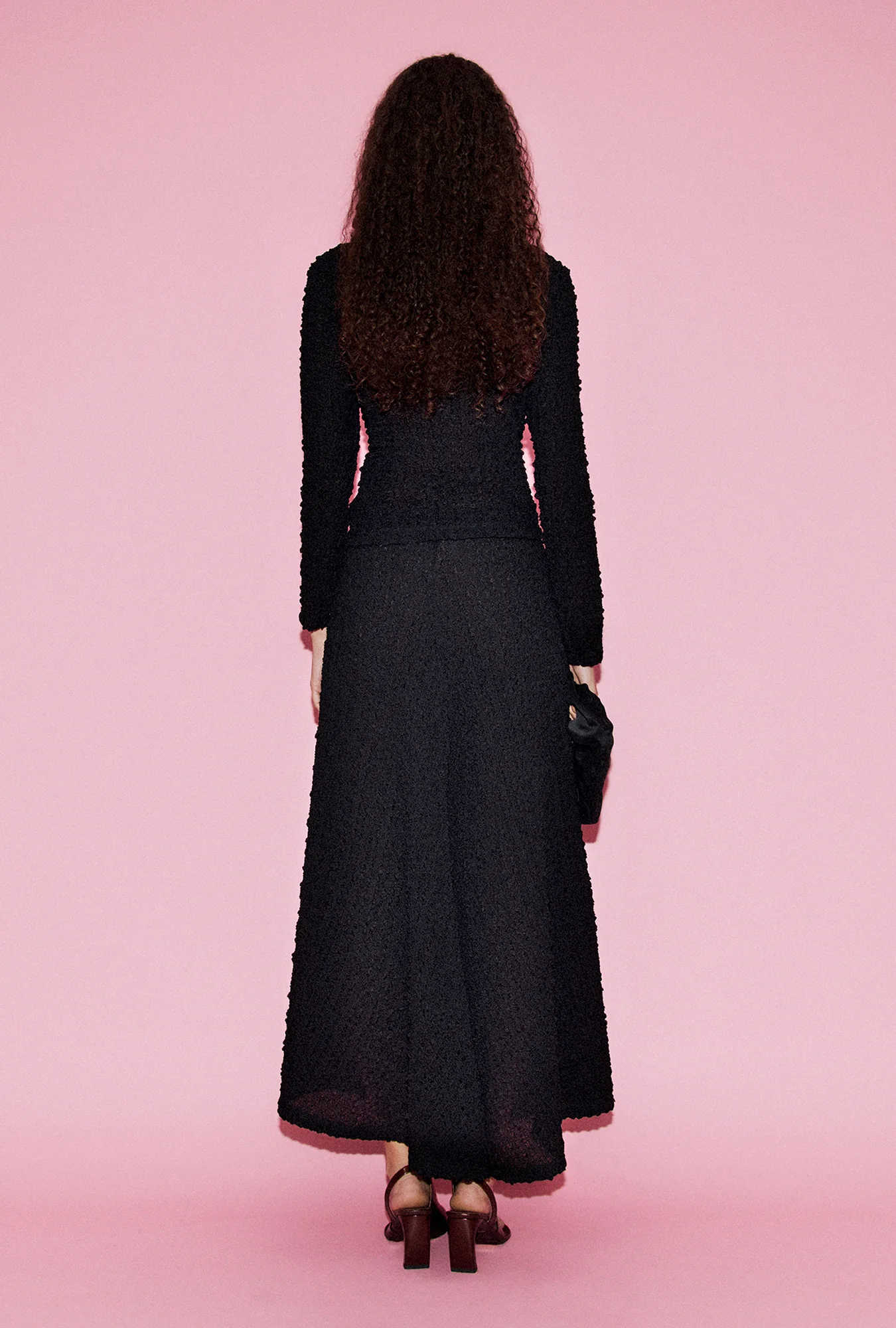 Pebble Long Sleeve Elena Top Black - Image 3