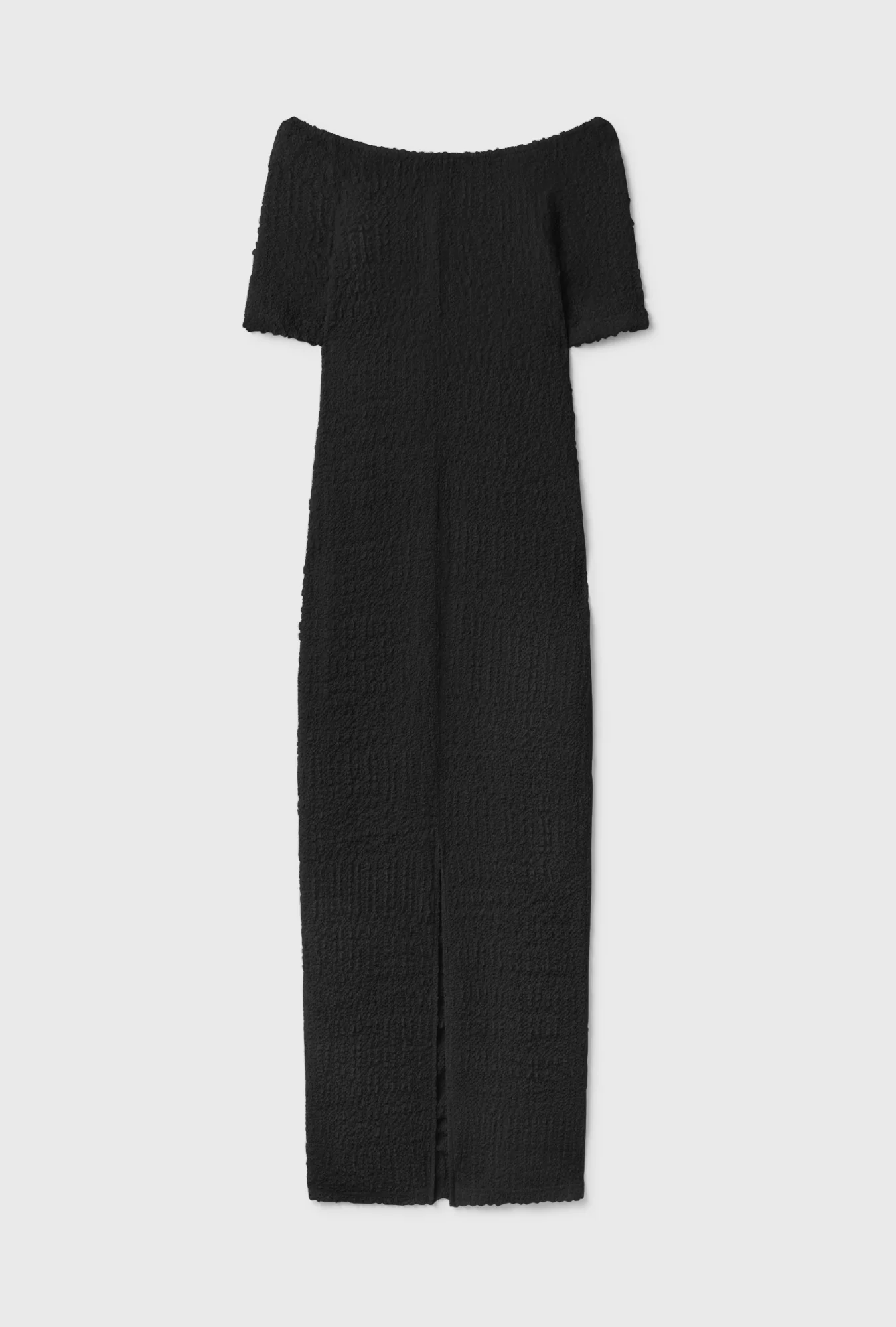 Pebble Off The Shoulder Dress Black - Image 3