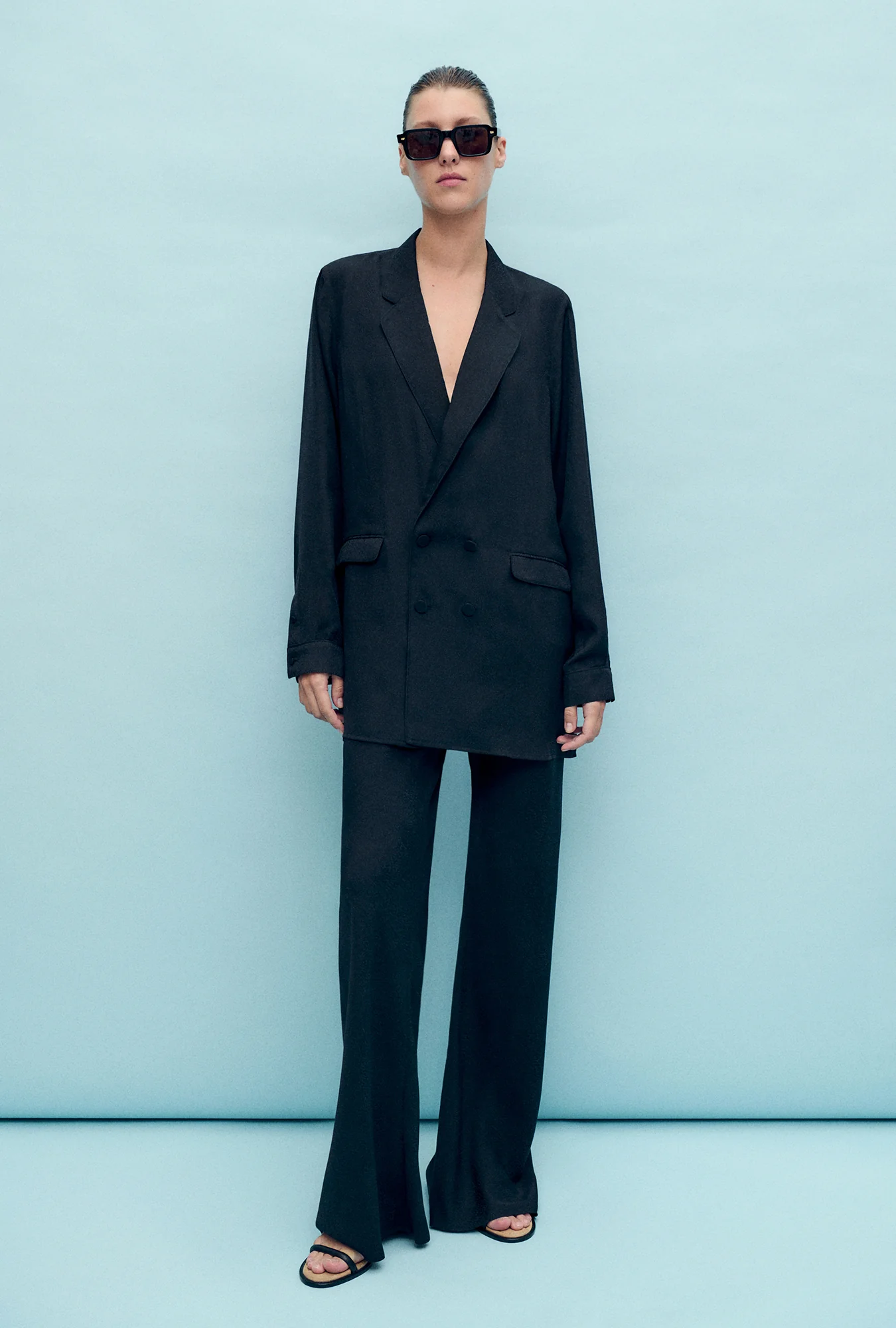 Relaxed Blazer Coral Jacquard - Image 2