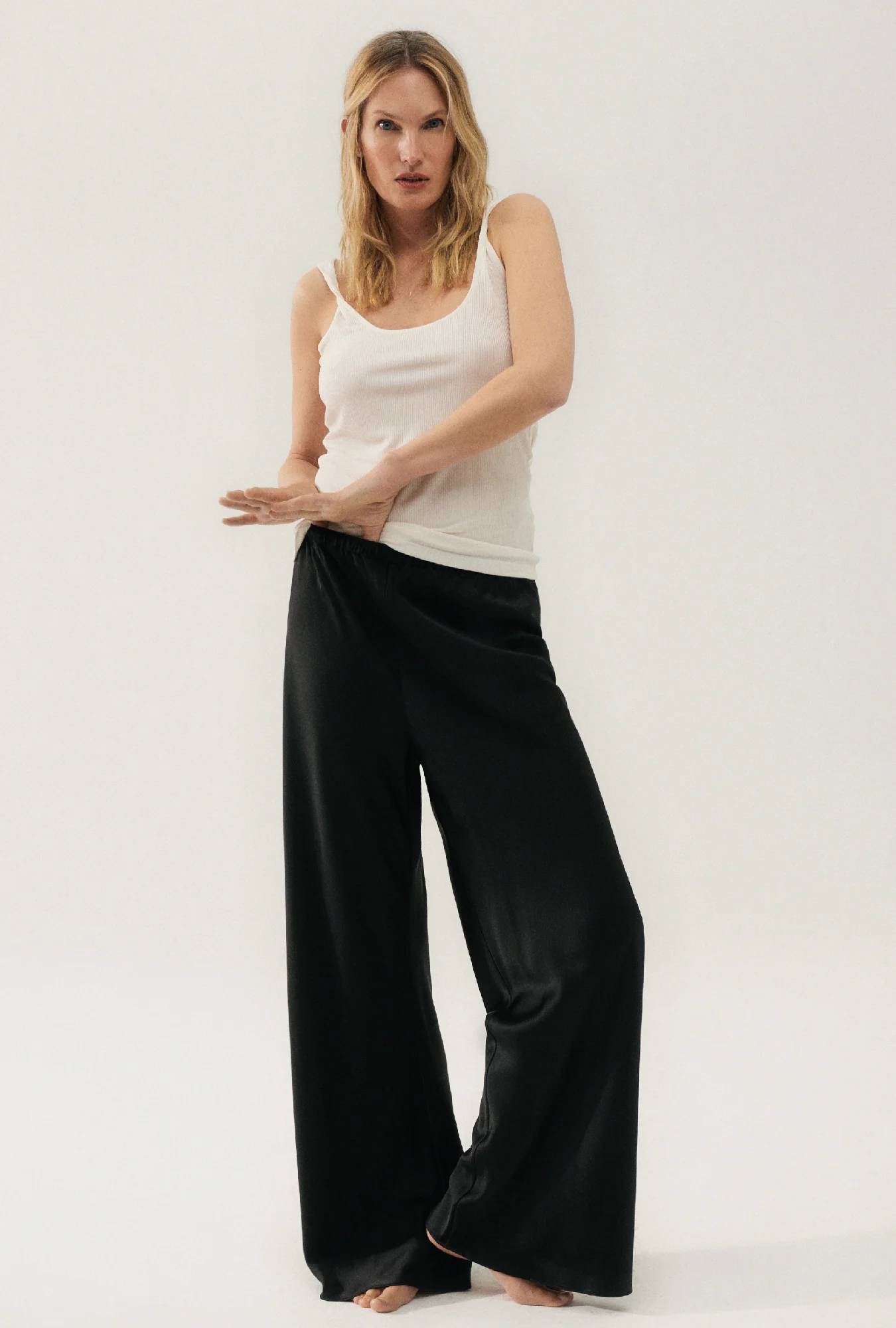 Ribbed Tank White - Image 3