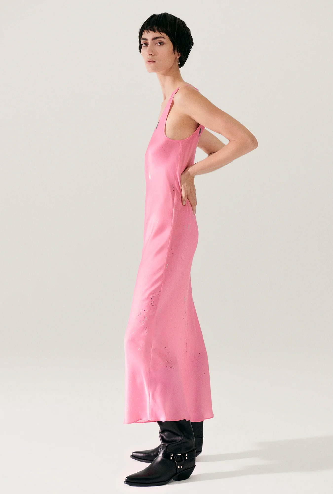 Scoop Neck Dress Hog Wash - Image 4