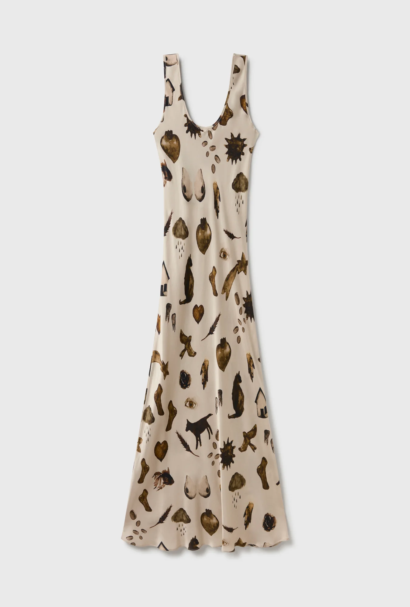 Scoop Neck Dress Miracles Hazelnut
