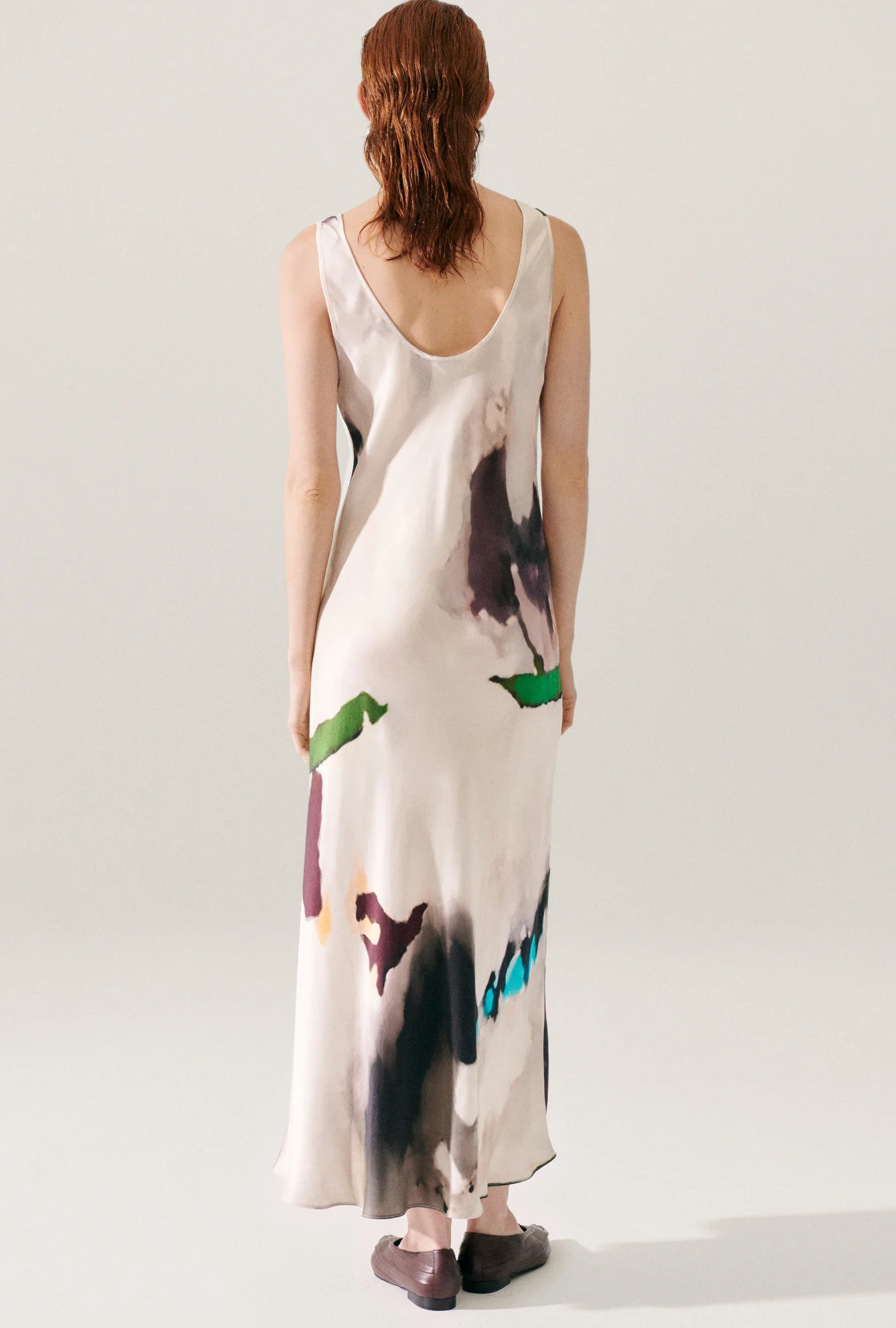 Scoop Neck Dress Phosphate - Image 3