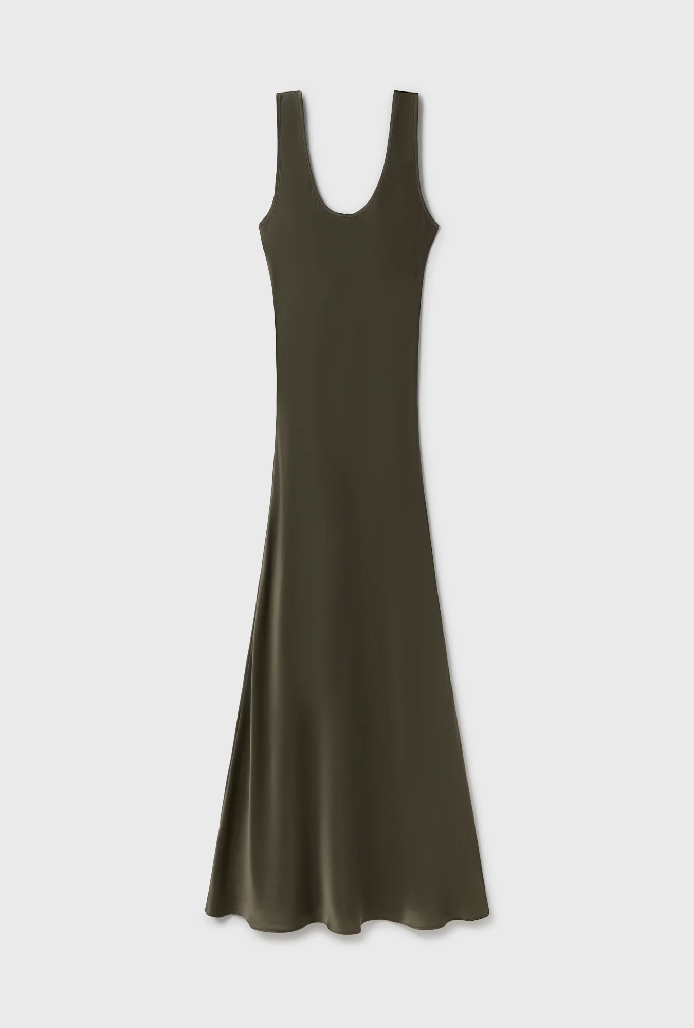 Scoop Neck Dress Pine