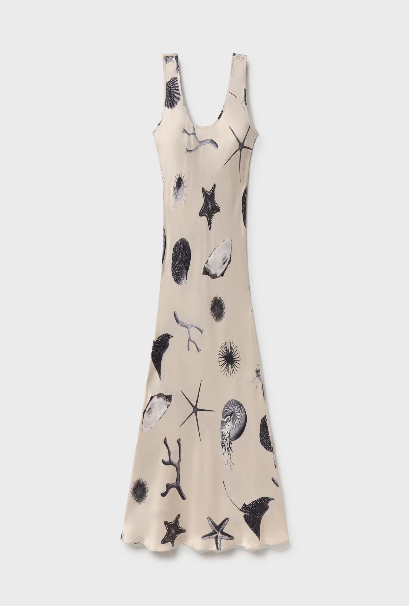 Scoop Neck Dress Seashells