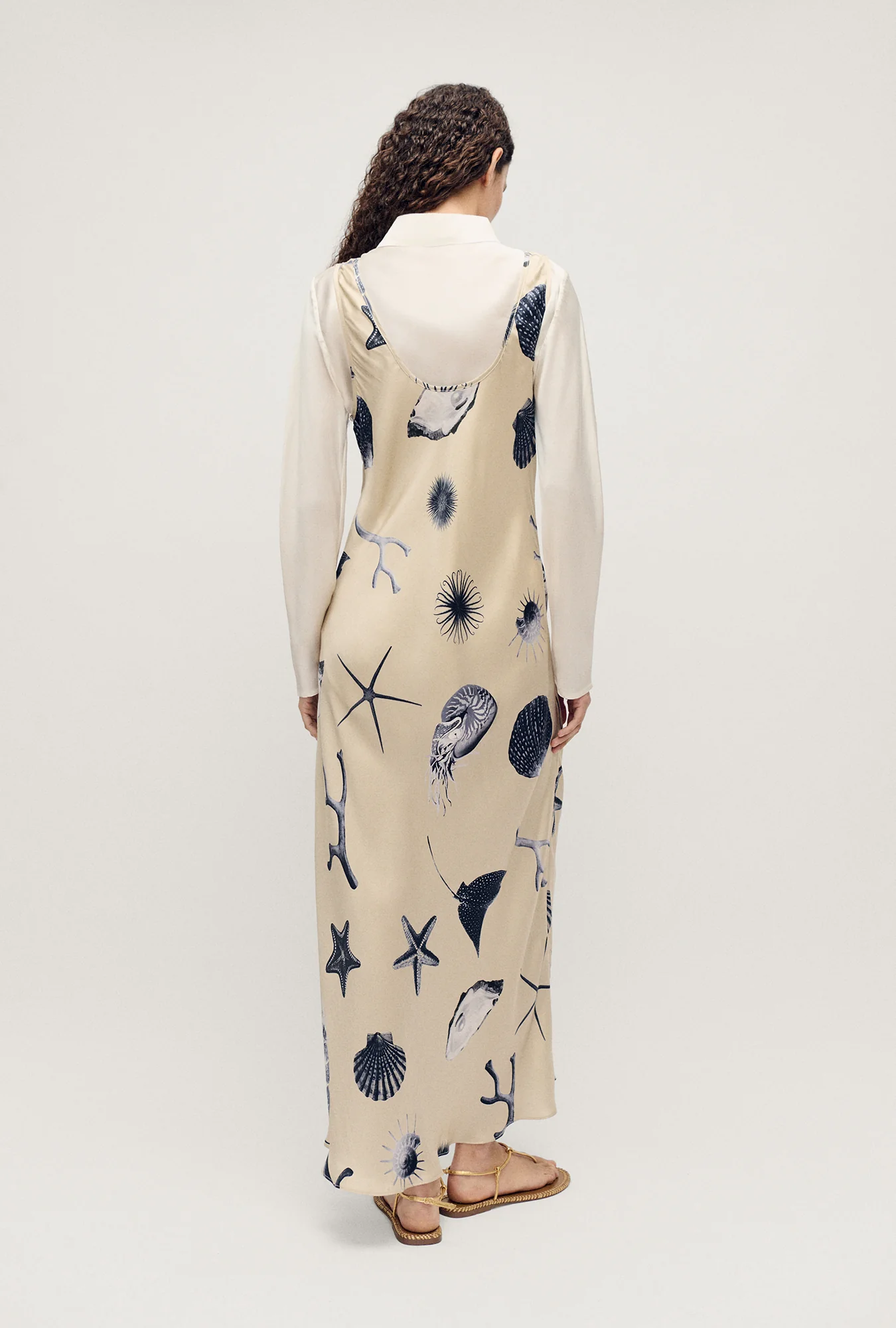 Scoop Neck Dress Seashells - Image 3