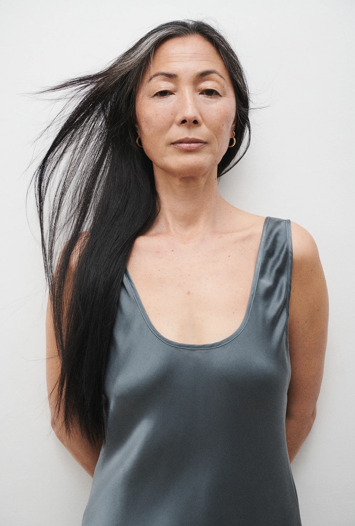 Scoop Neck Dress Slate - Image 3