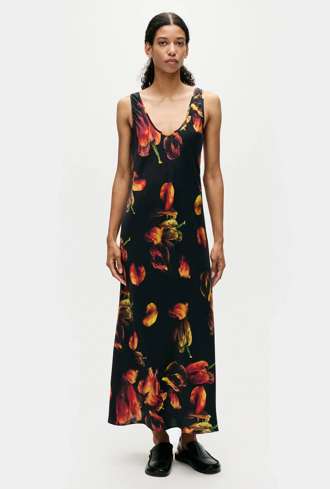 Scoop Neck Dress Tulipa Black - Image 2