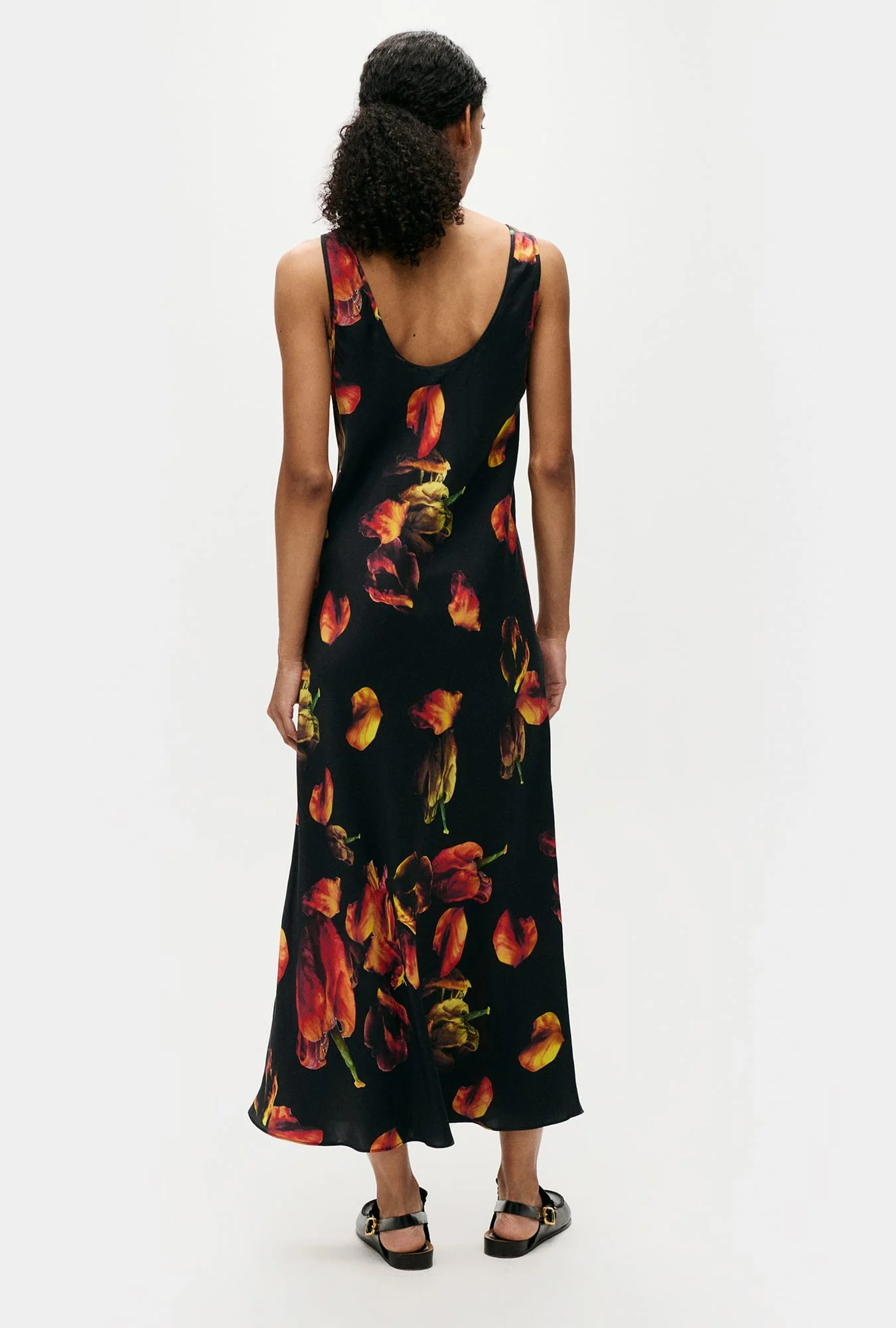 Scoop Neck Dress Tulipa Black - Image 3