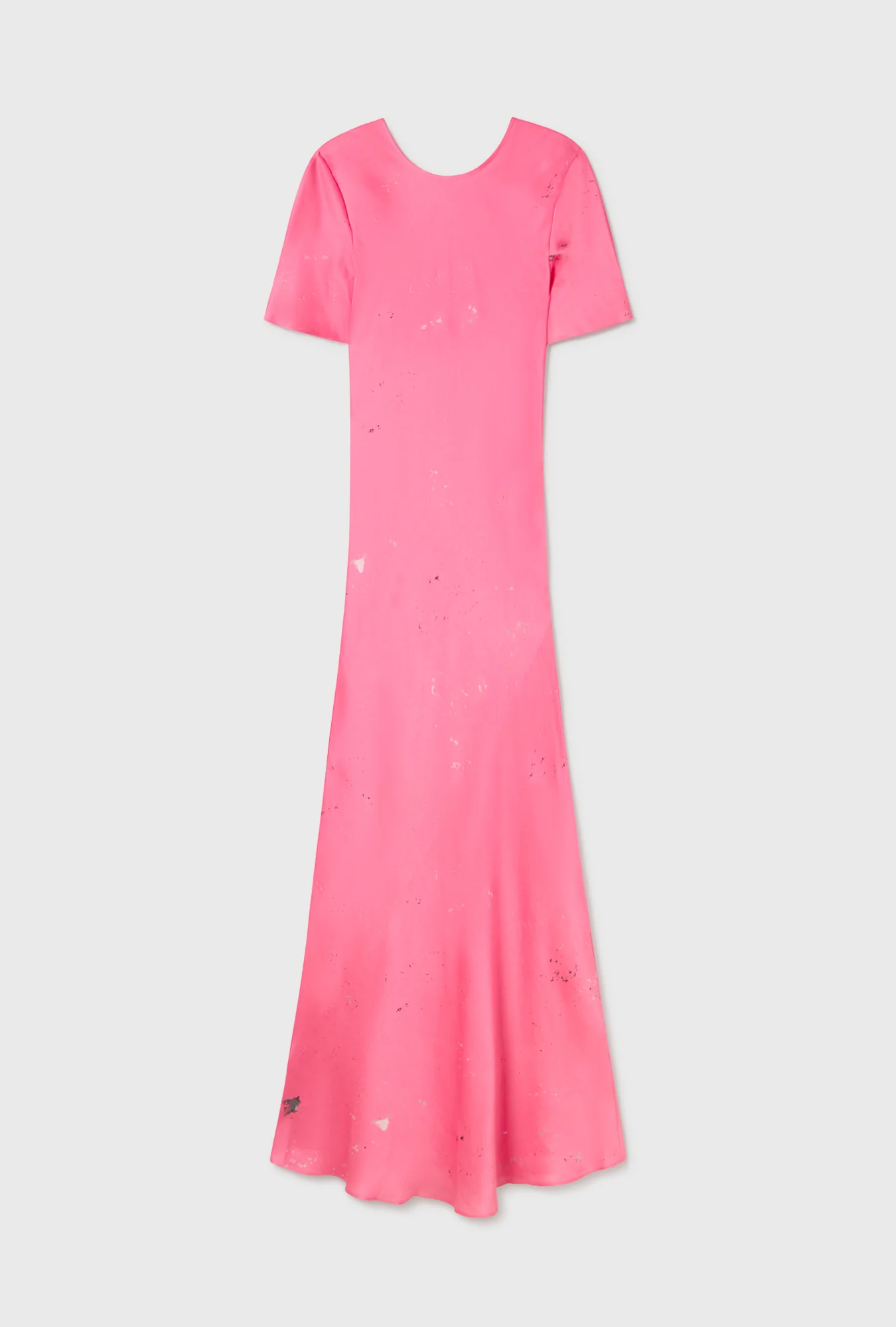 Short Sleeve Bias Dress Hog Wash