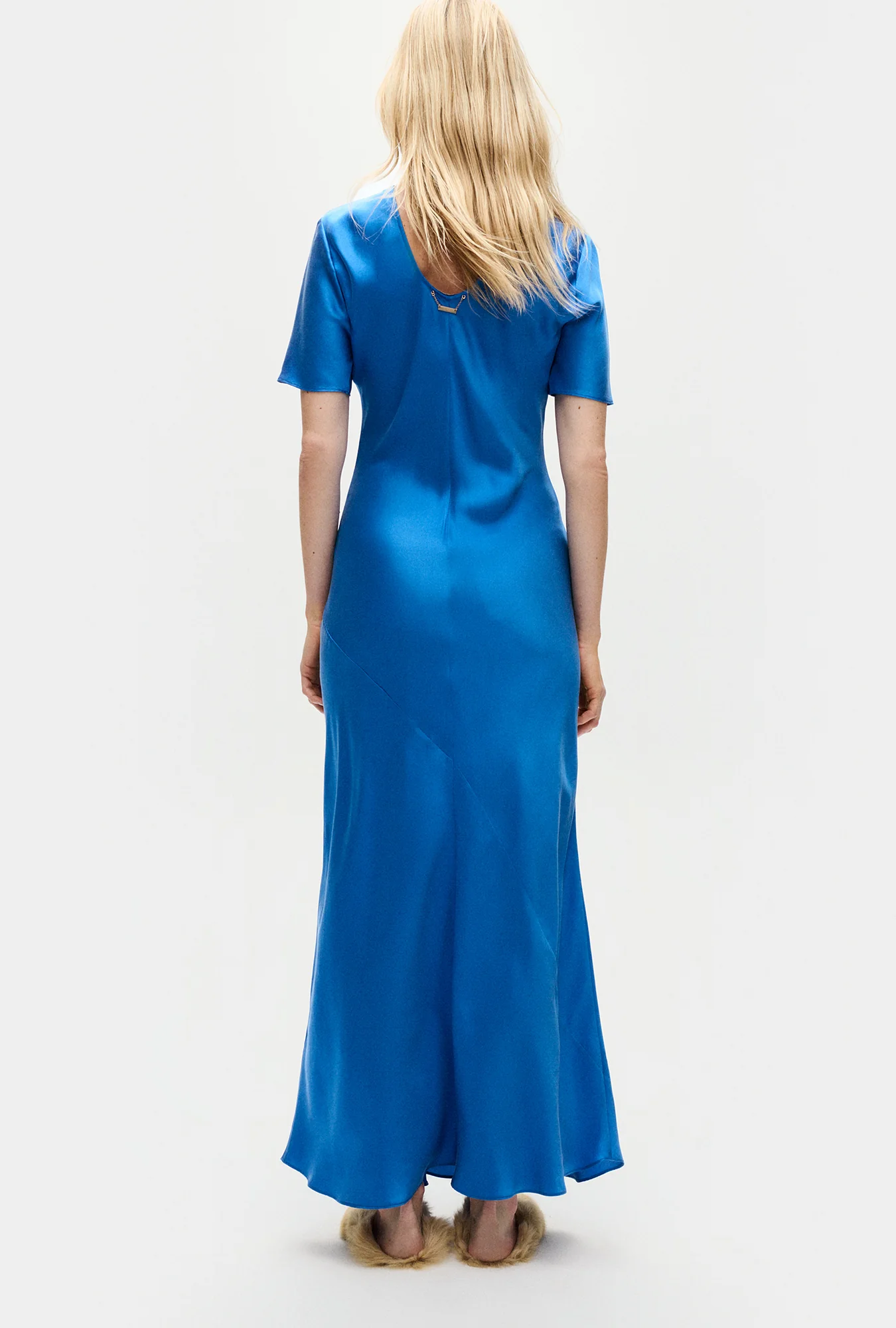 Short Sleeve Bias Dress Wave - Image 4