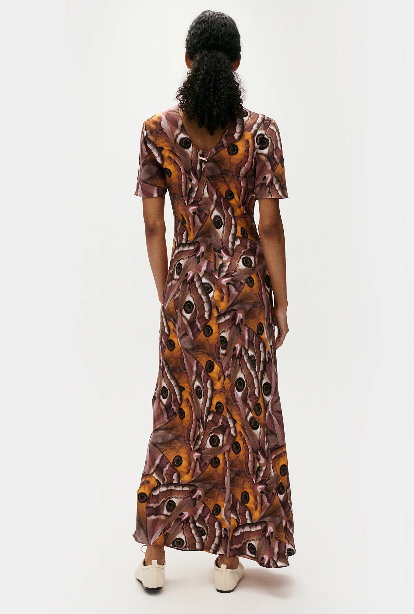 Short Sleeve Bias Dress Wingspan - Image 3