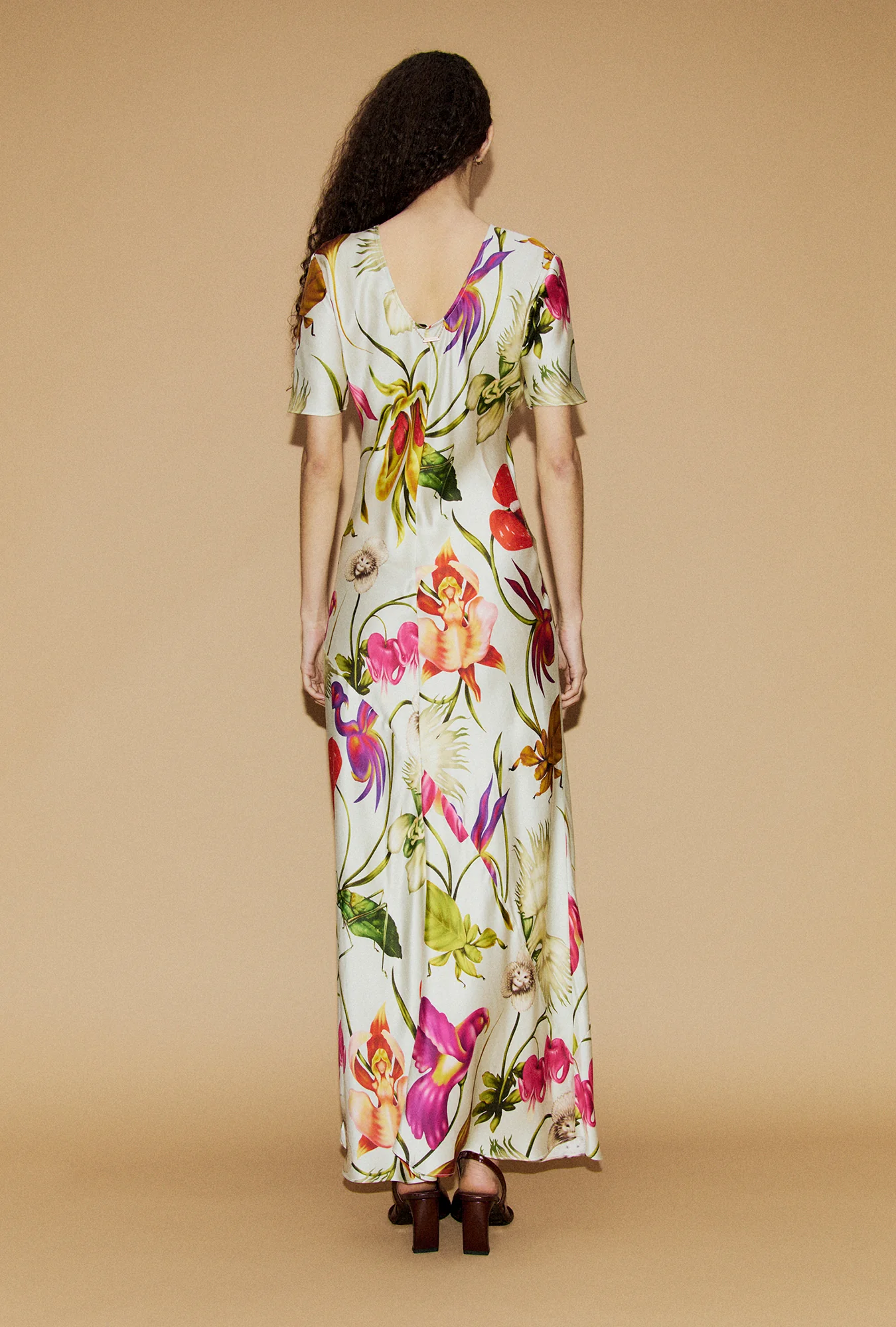 Short Sleeve Bias Dress Wonderland - Image 3
