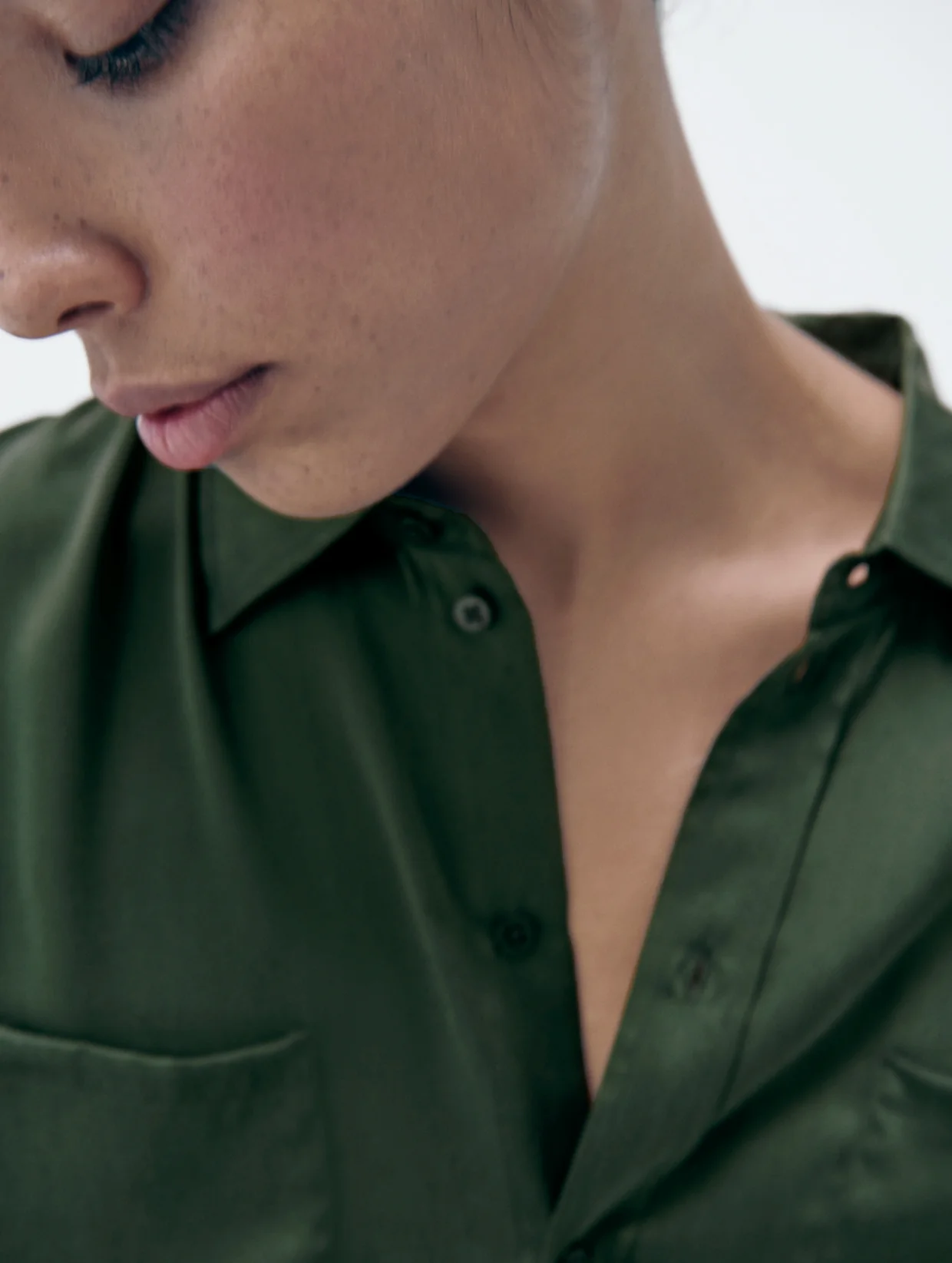 Short Sleeve Boyfriend Shirt Cedar - Image 5