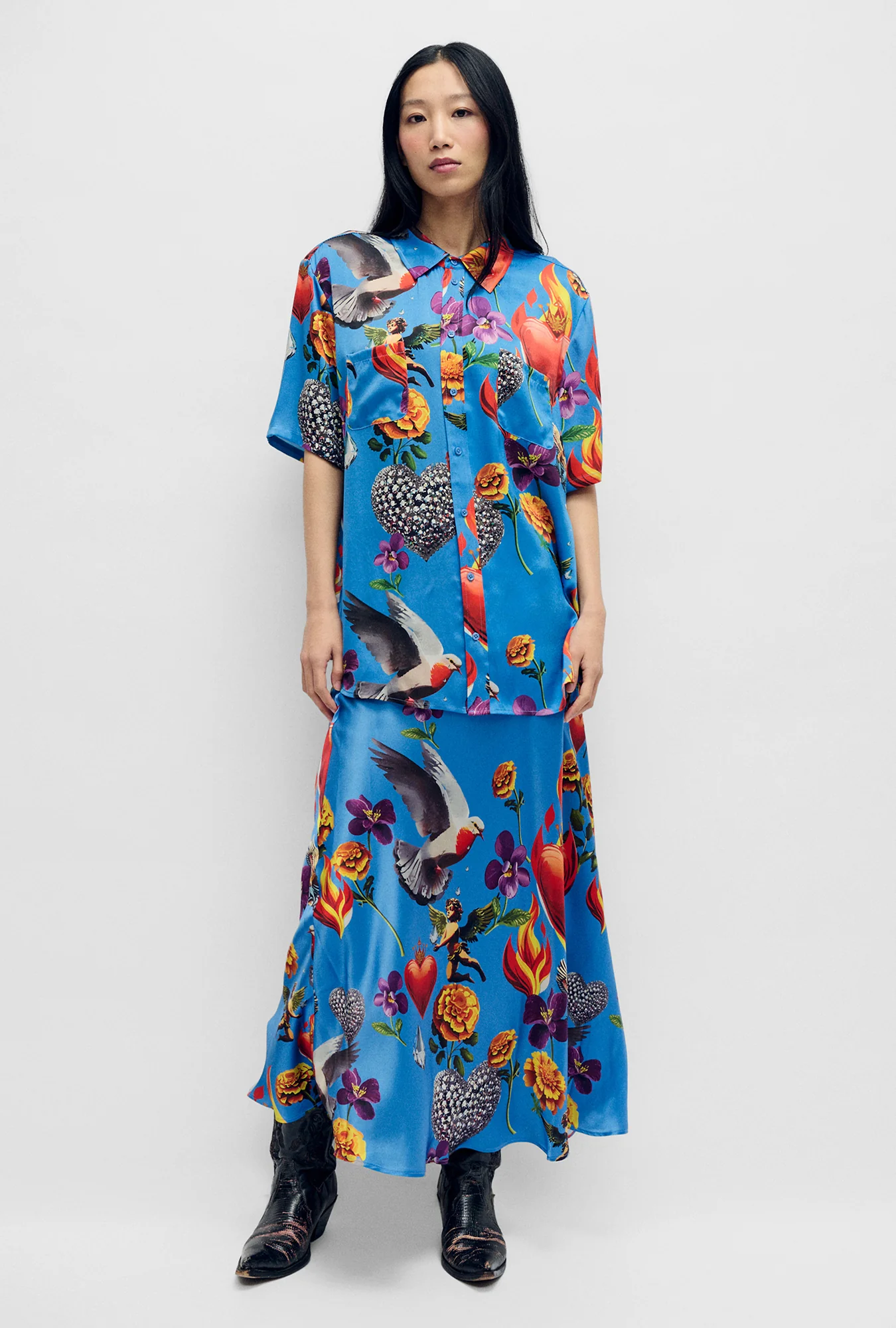 Short Sleeve Boyfriend Shirt Dearly Beloved Mirage - Image 2