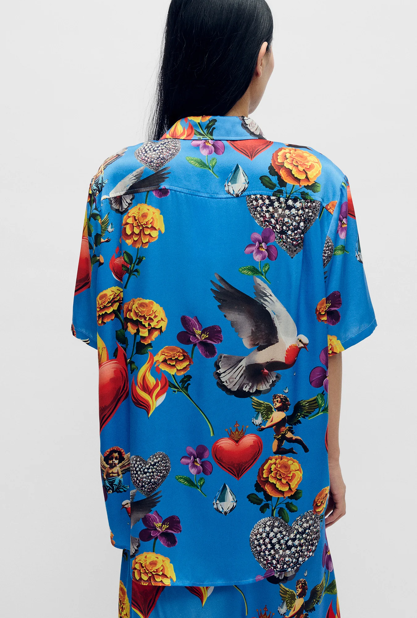Short Sleeve Boyfriend Shirt Dearly Beloved Mirage - Image 3
