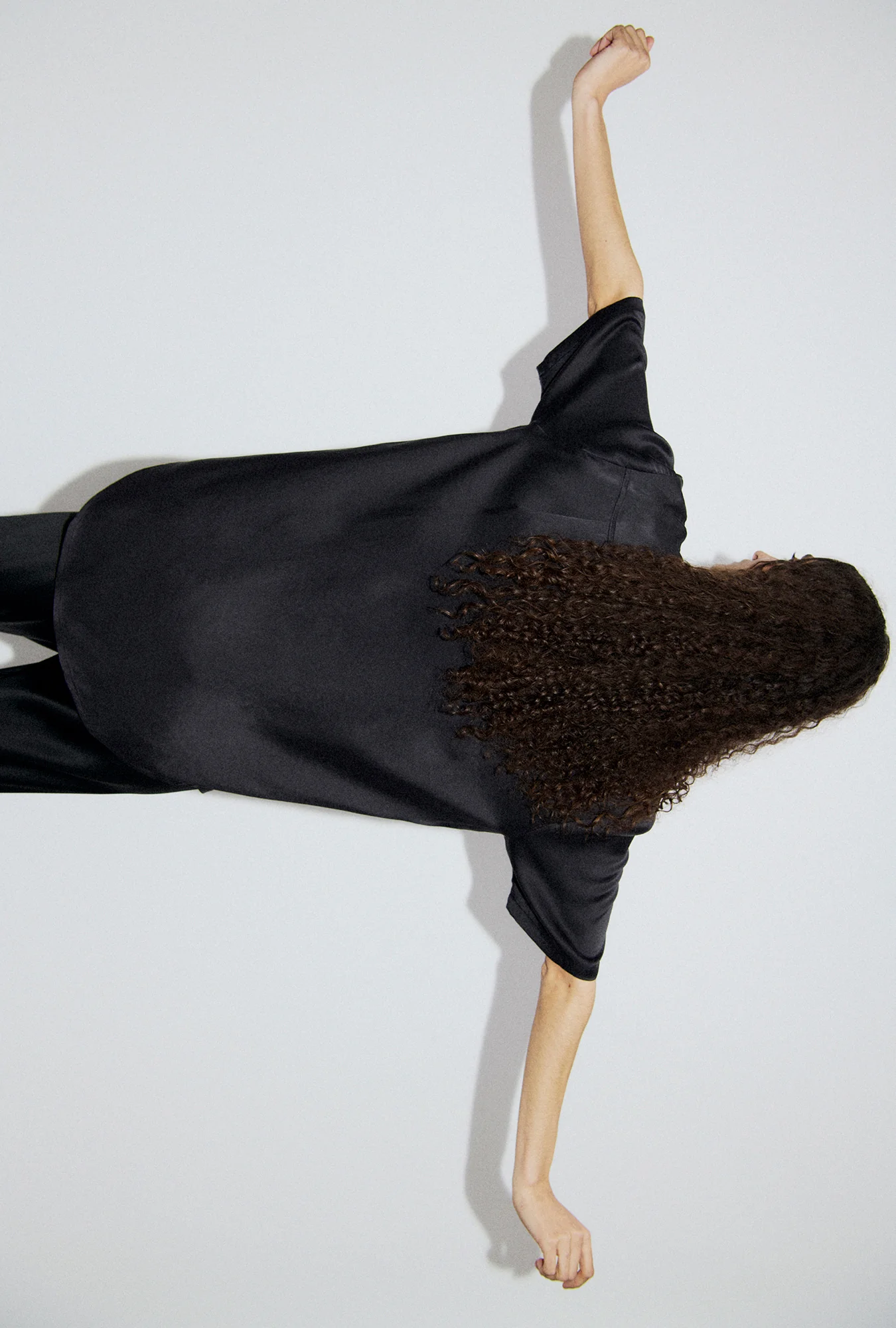Short Sleeve Boyfriend Shirt Egret - Image 3