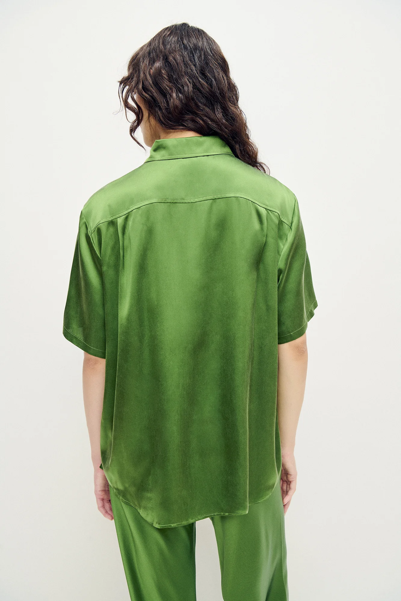 Short Sleeve Boyfriend Shirt Fields - Image 3