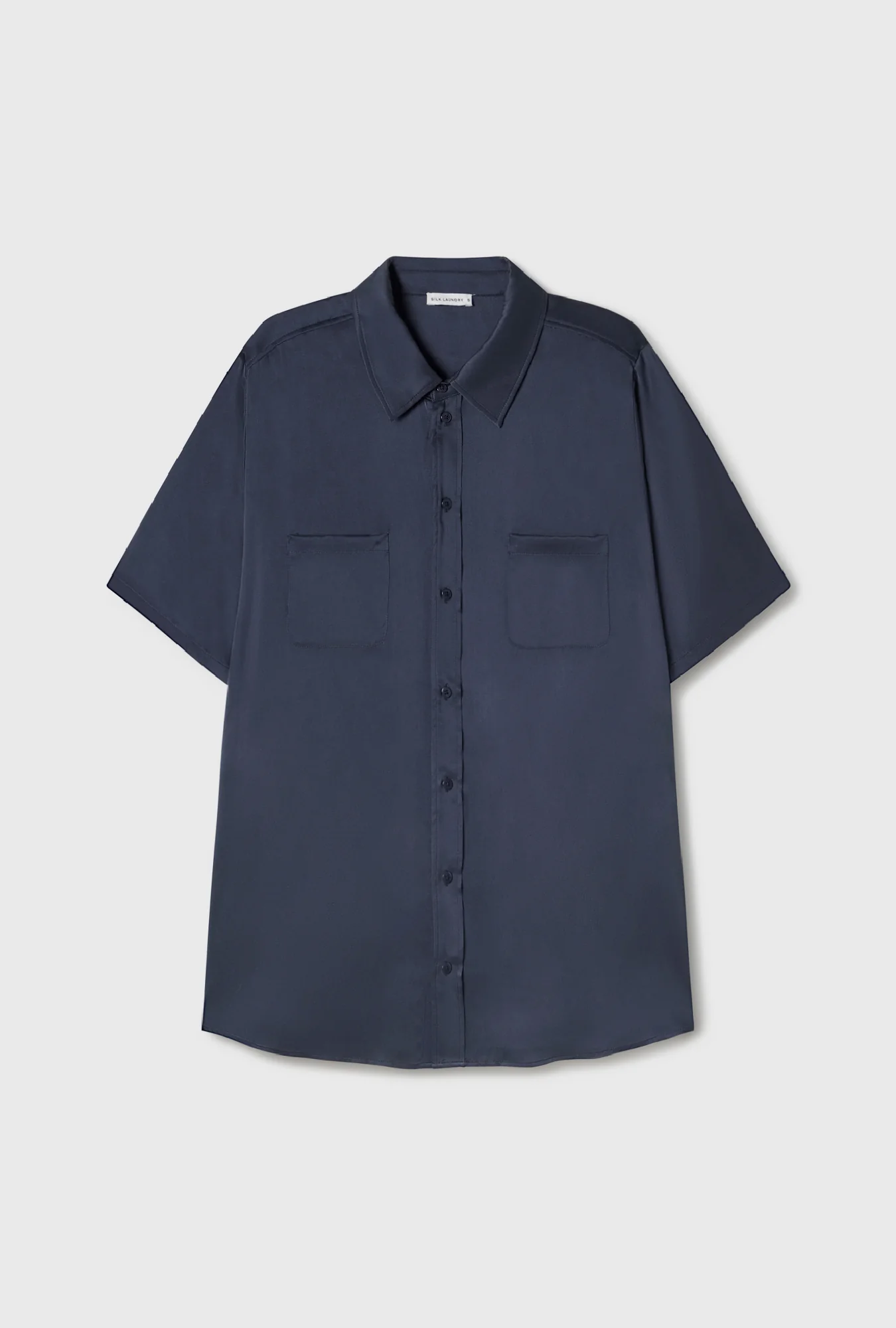Short Sleeve Boyfriend Shirt Midnight