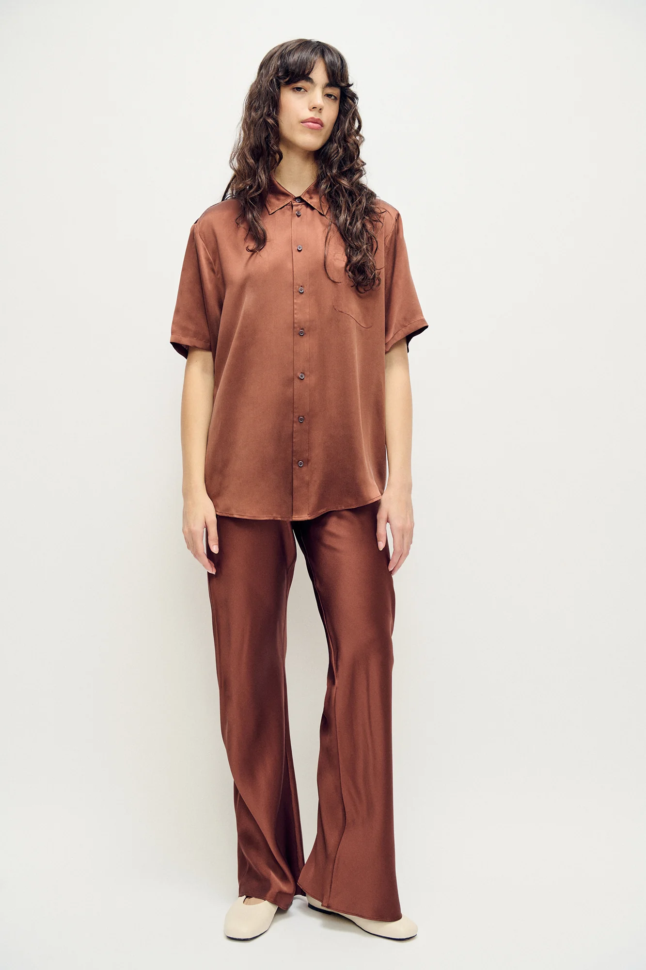 Short Sleeve Boyfriend Shirt Root - Image 2