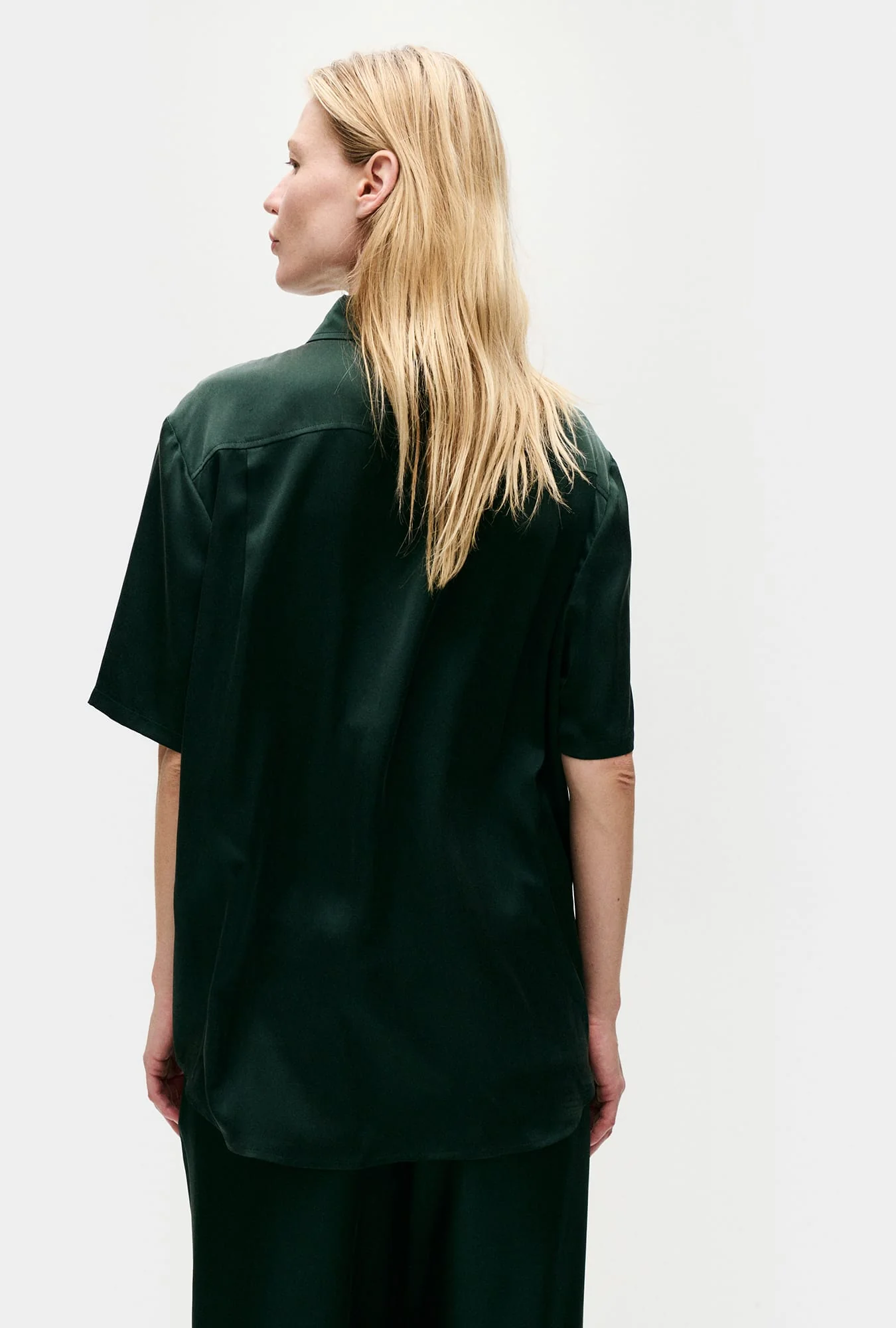 Short Sleeve Boyfriend Shirt Scarab - Image 3