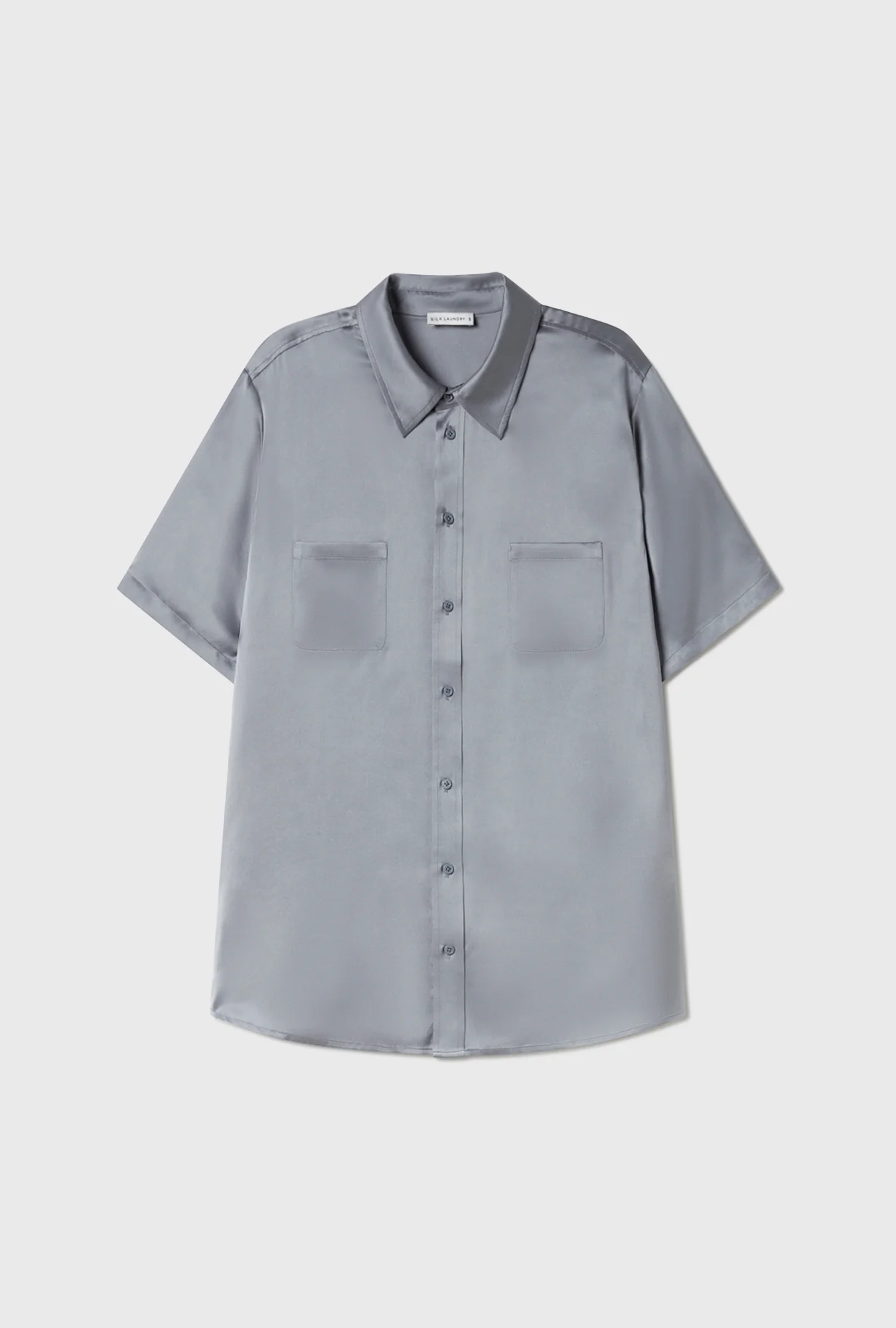 Short Sleeve Boyfriend Shirt Storm