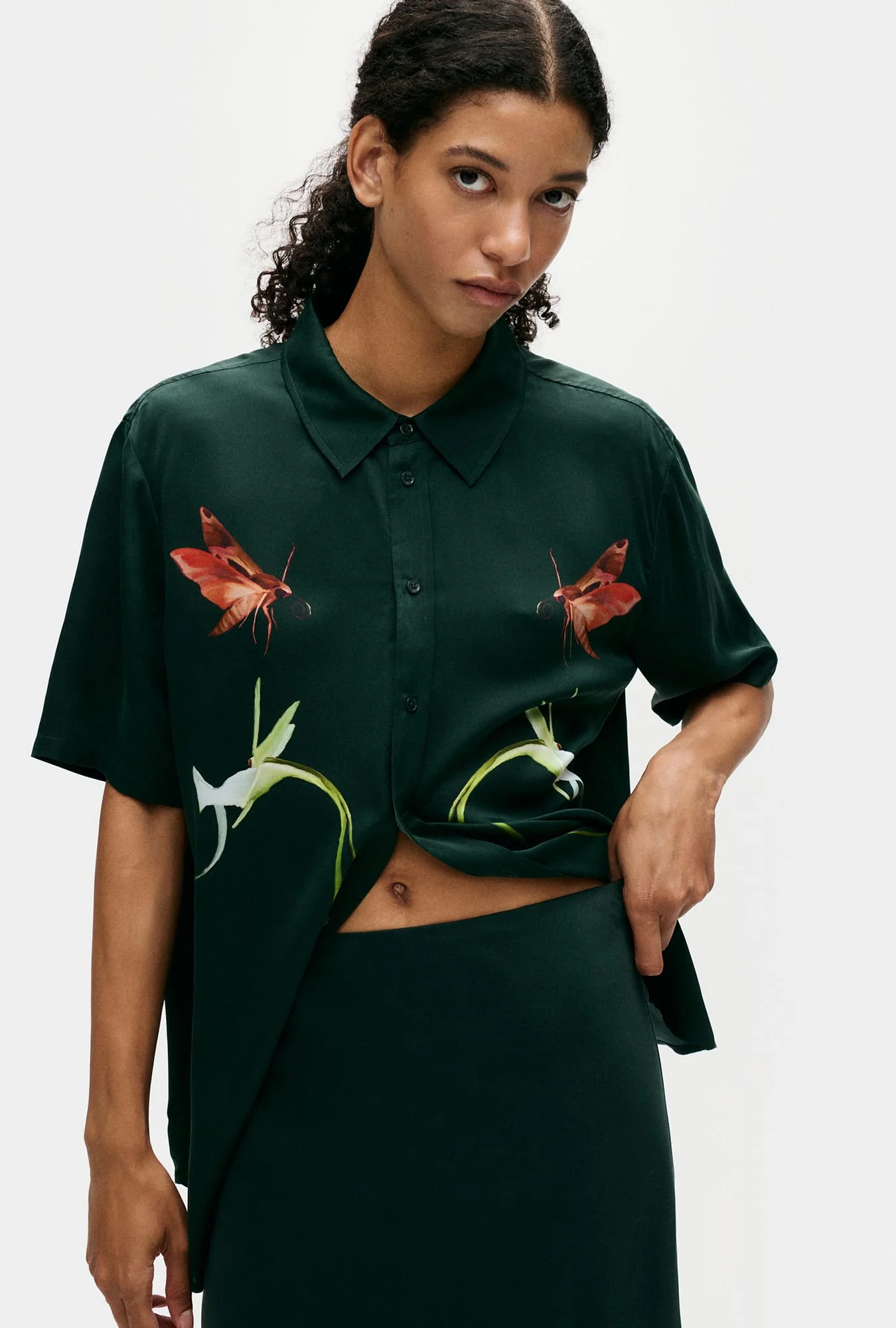 Short Sleeve Boyfriend Shirt Symbiotic - Image 2