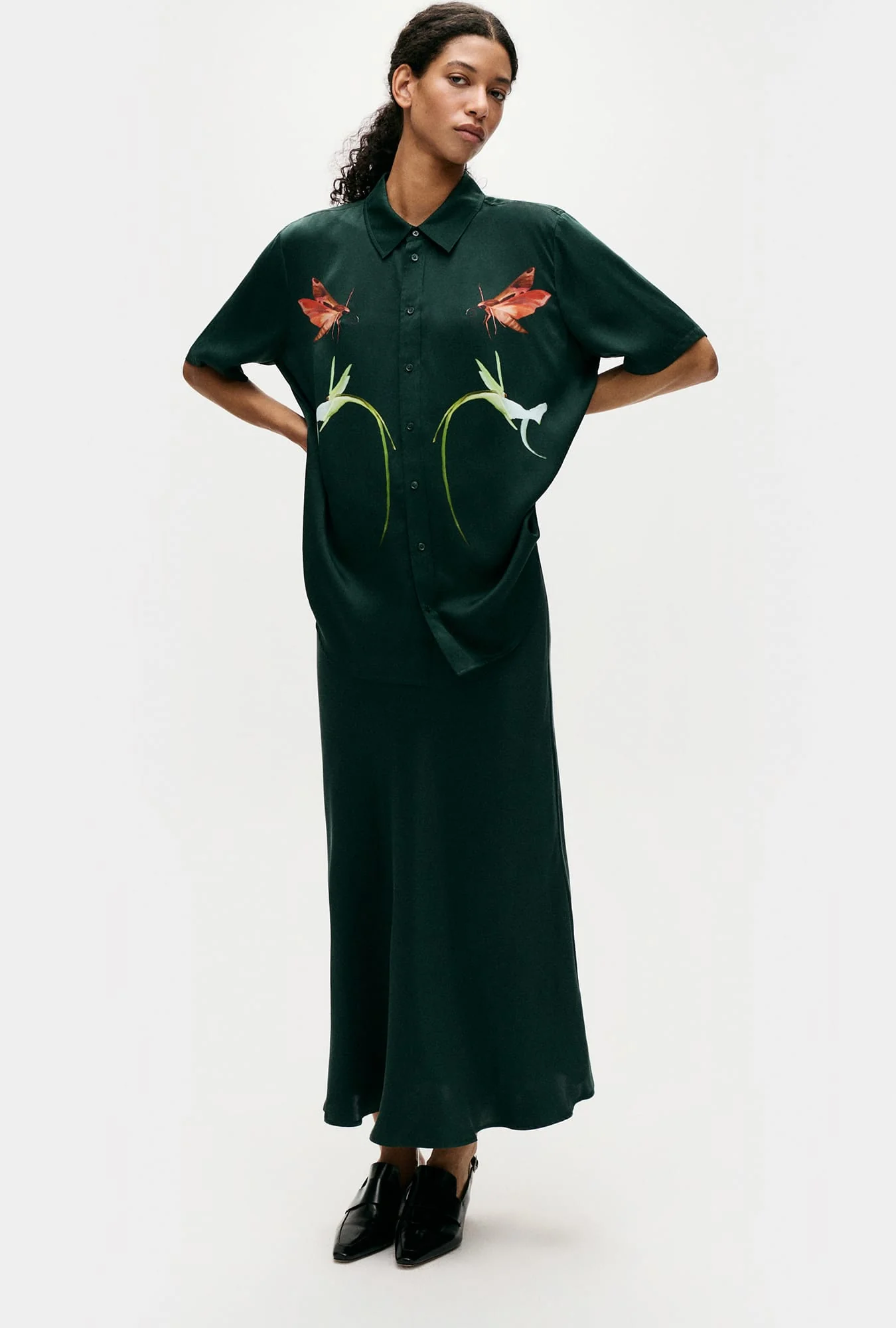Short Sleeve Boyfriend Shirt Symbiotic - Image 5