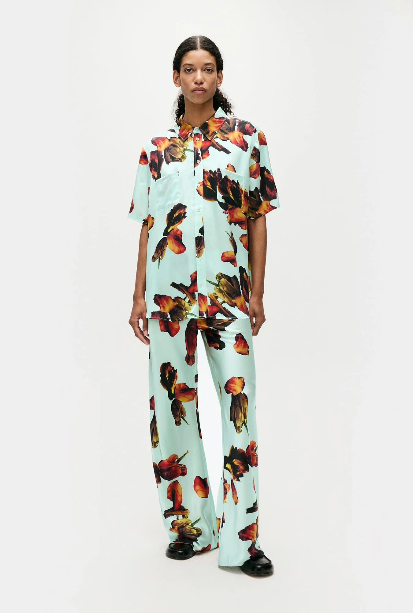 Short Sleeve Boyfriend Shirt Tulipa Dew - Image 2