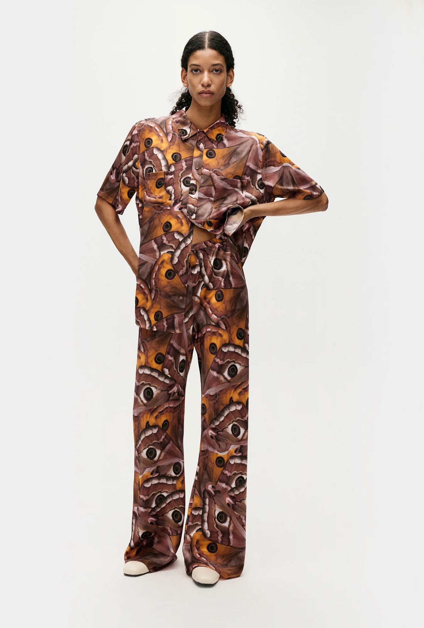Short Sleeve Boyfriend Shirt Wingspan - Image 2