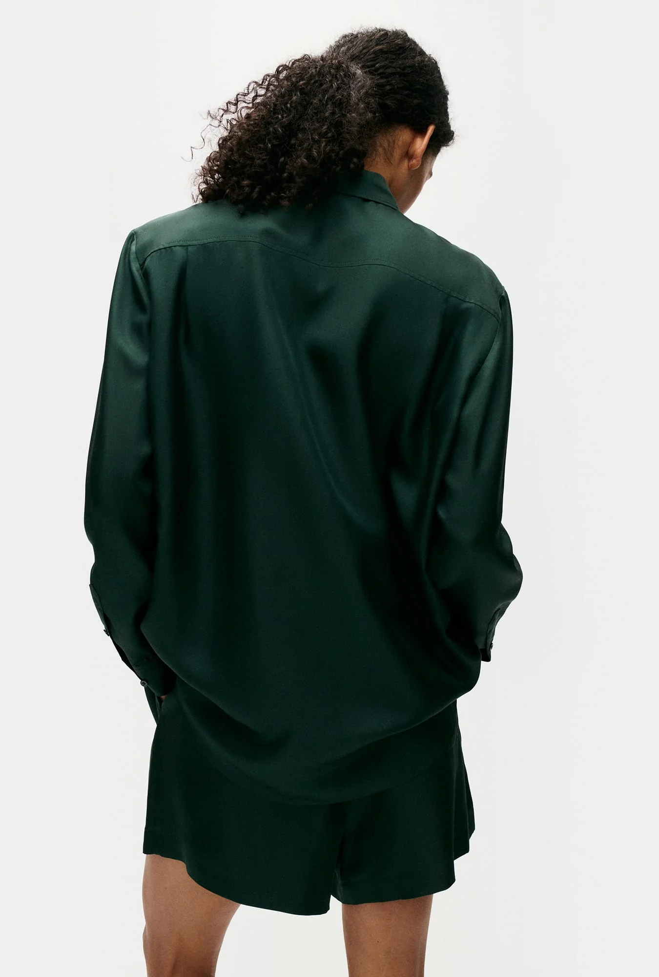 Twill Boyfriend Shirt Scarab - Image 3