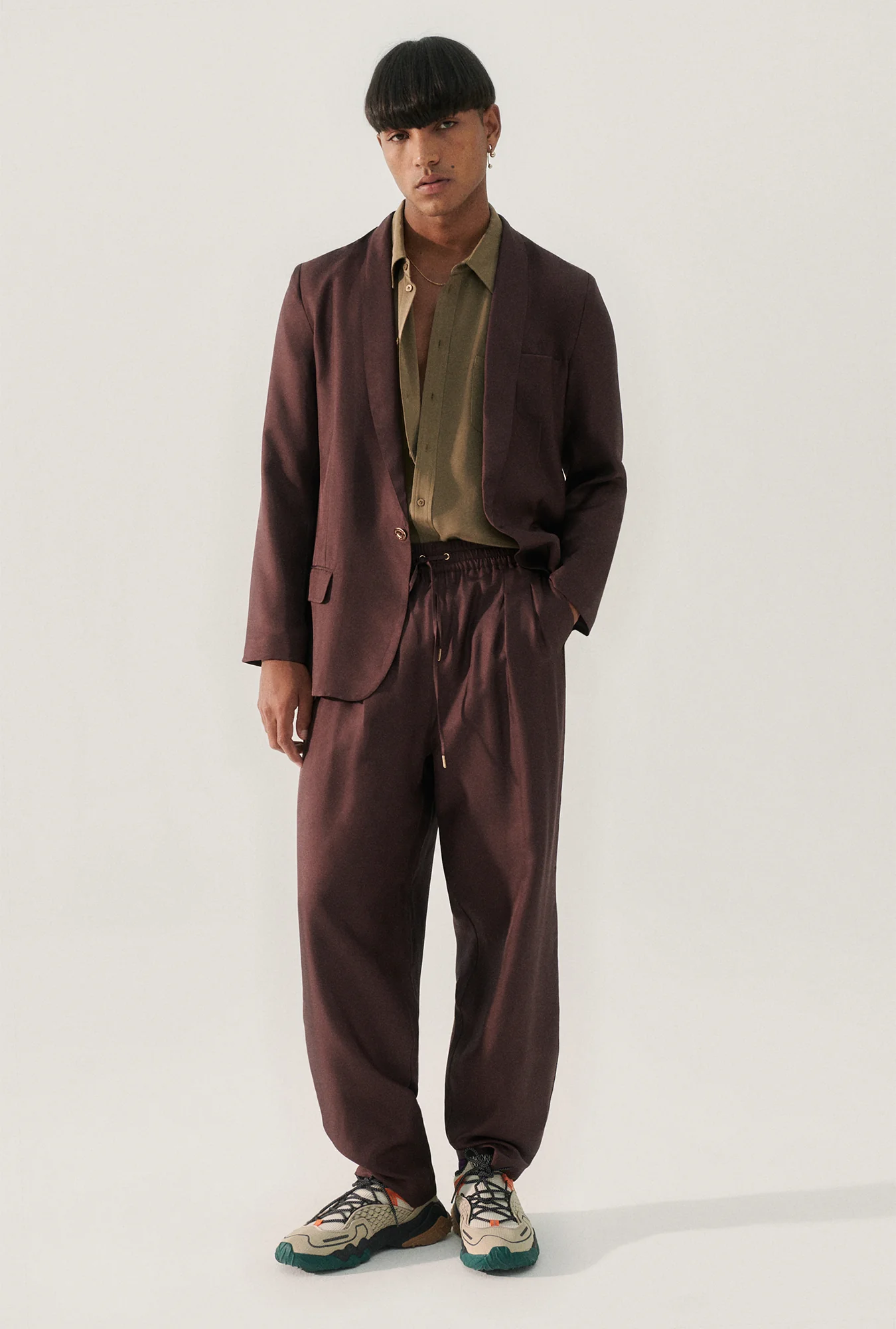 Twill Miami Blazer Cacao - Image 4