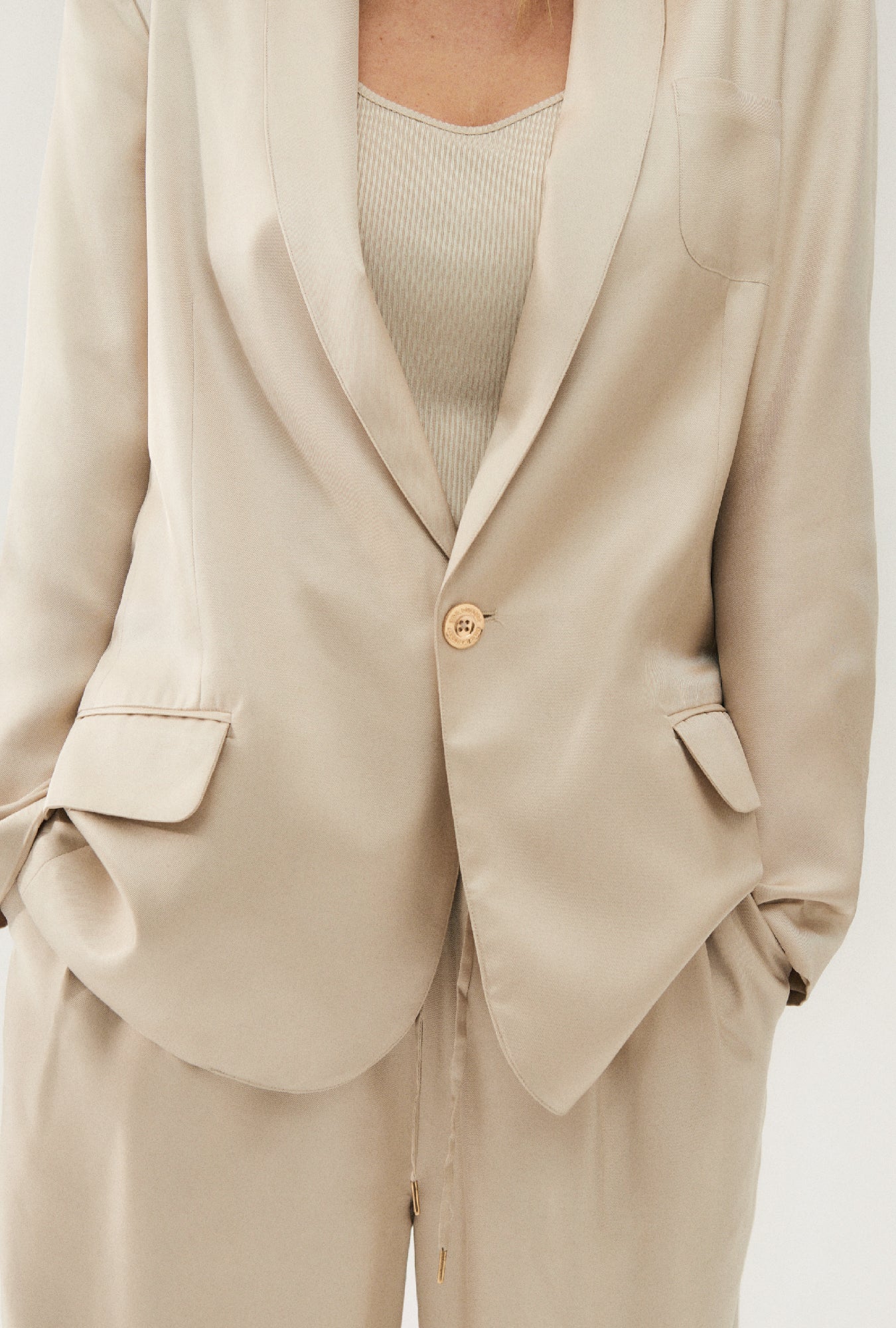 Twill Miami Blazer Hazelnut - Image 6