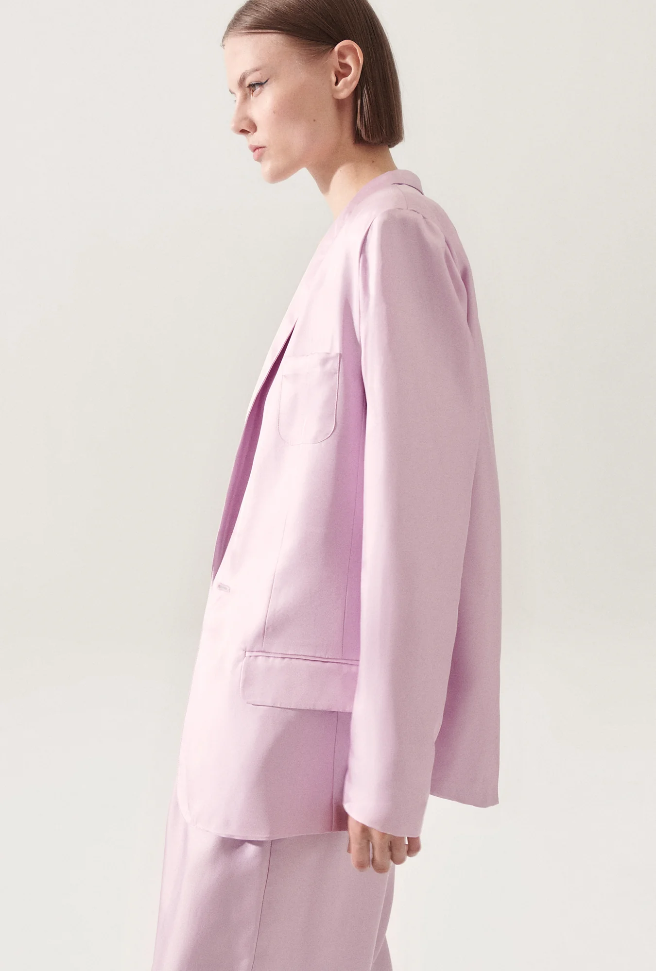 Twill Miami Blazer Lilac - Image 3