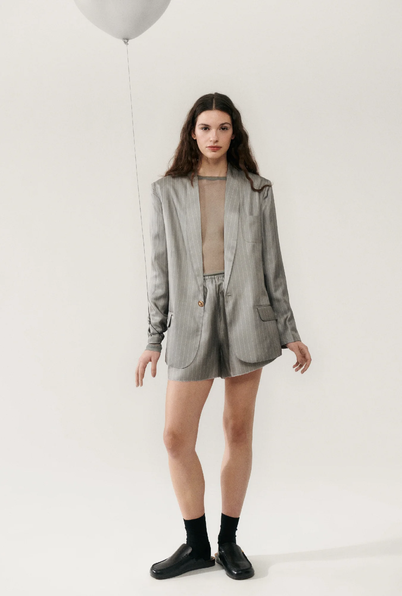 Twill Miami Blazer Moon Pinstripe - Image 3