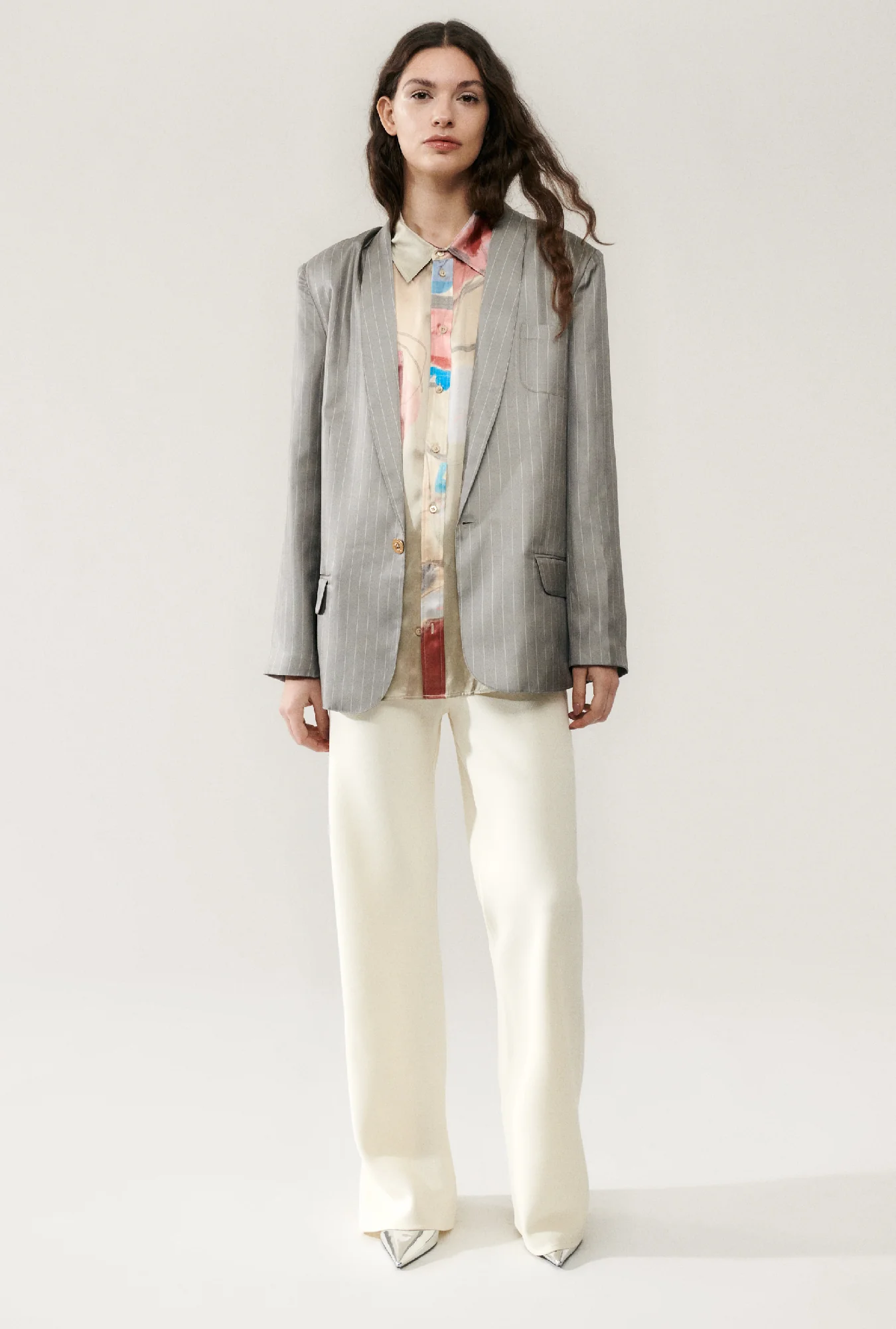 Twill Miami Blazer Moon Pinstripe - Image 4
