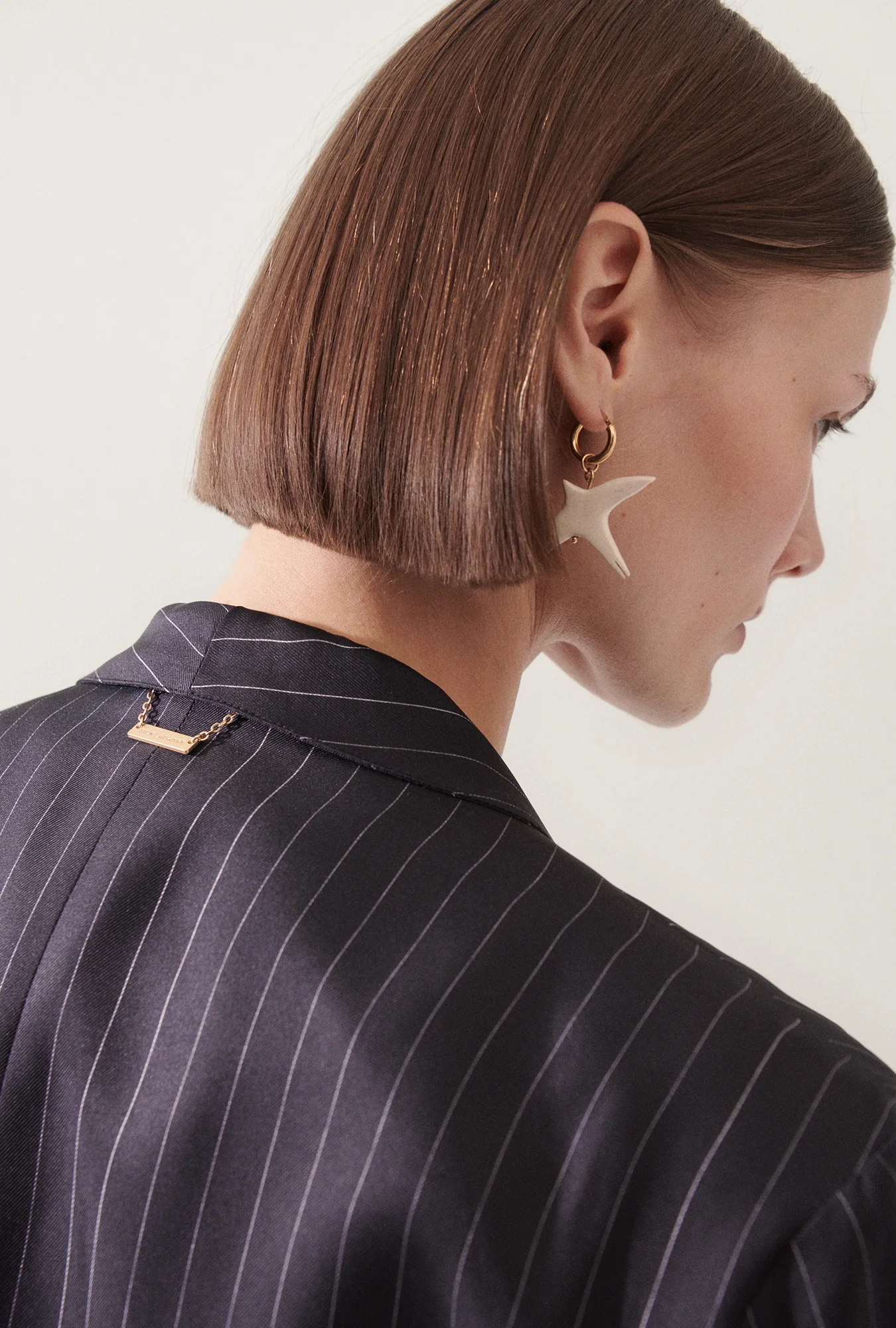 Twill Miami Blazer Pinstripe Black / White - Image 6