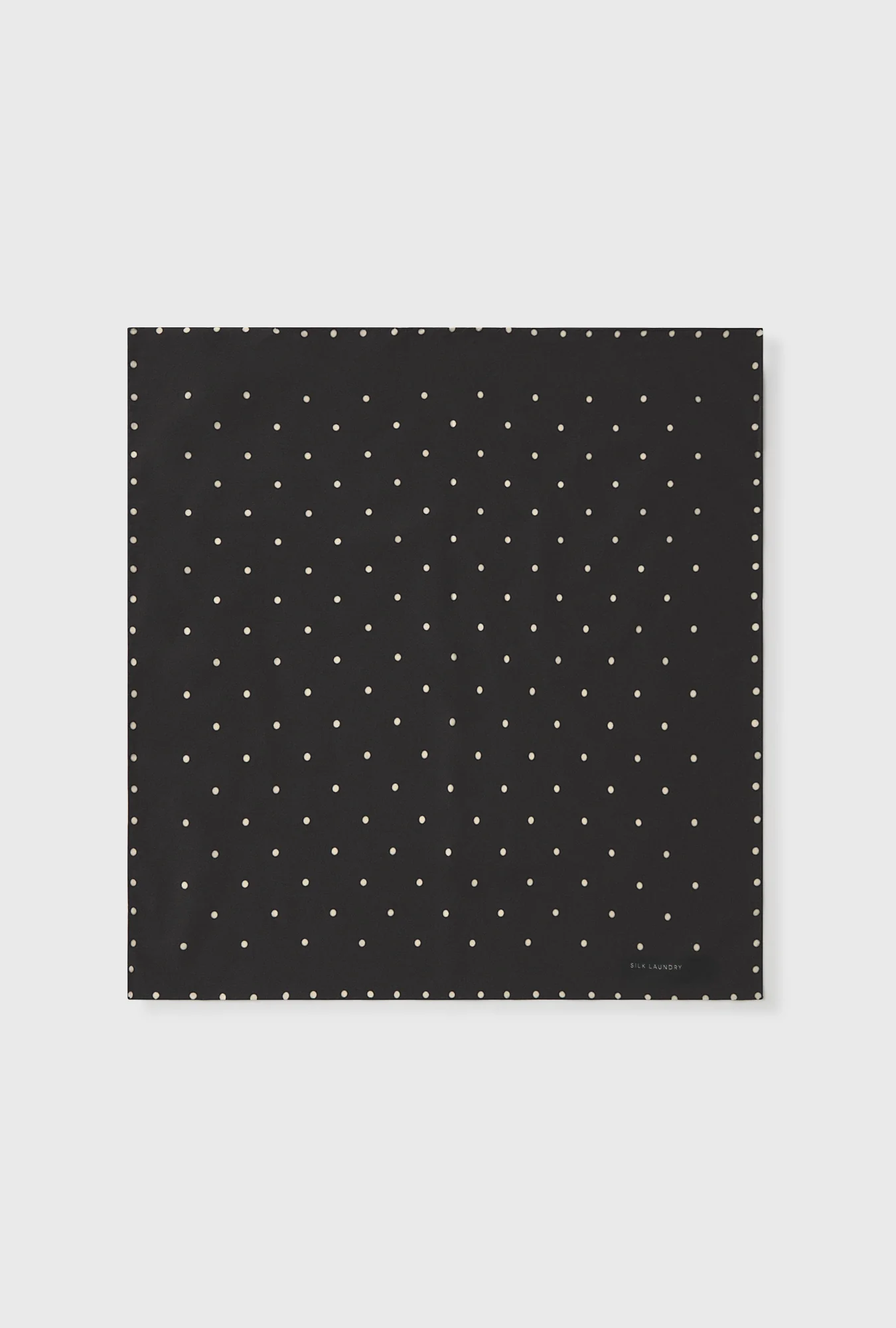 Twill Scarf Small Polka Dot