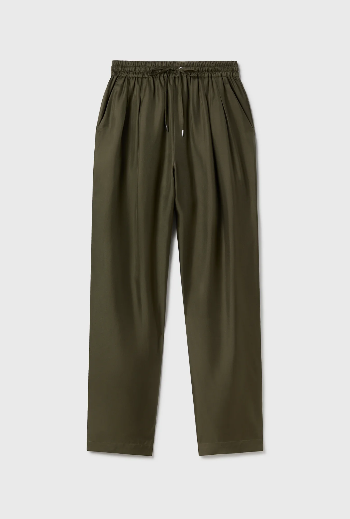 Twill Slouch Pants Pine - Image 4