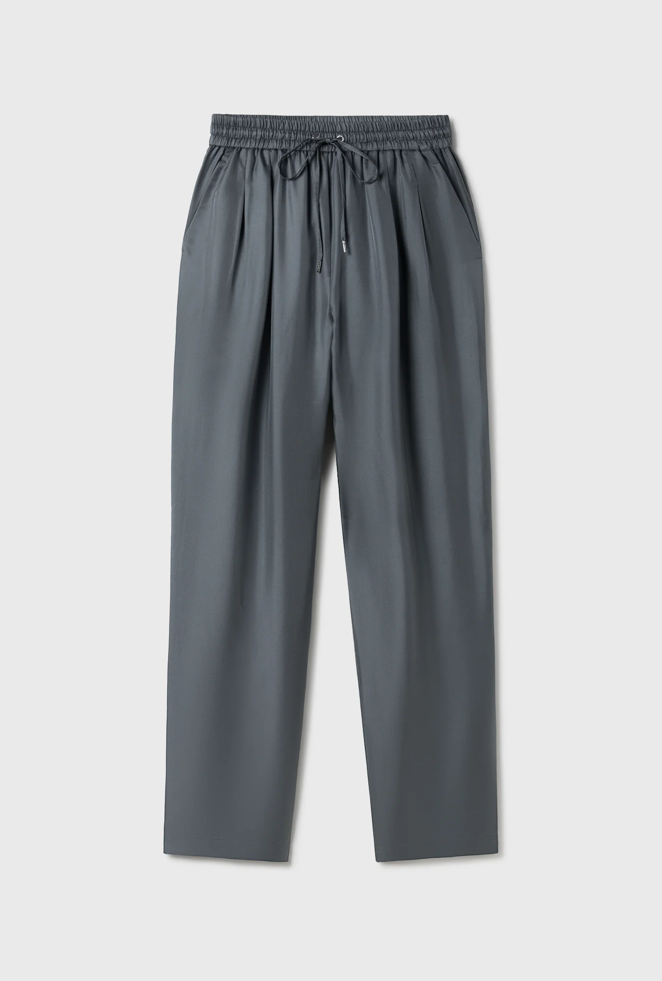 Twill Slouch Pants Slate