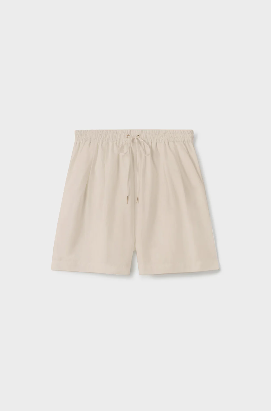 Twill Slouch Shorts Hazelnut