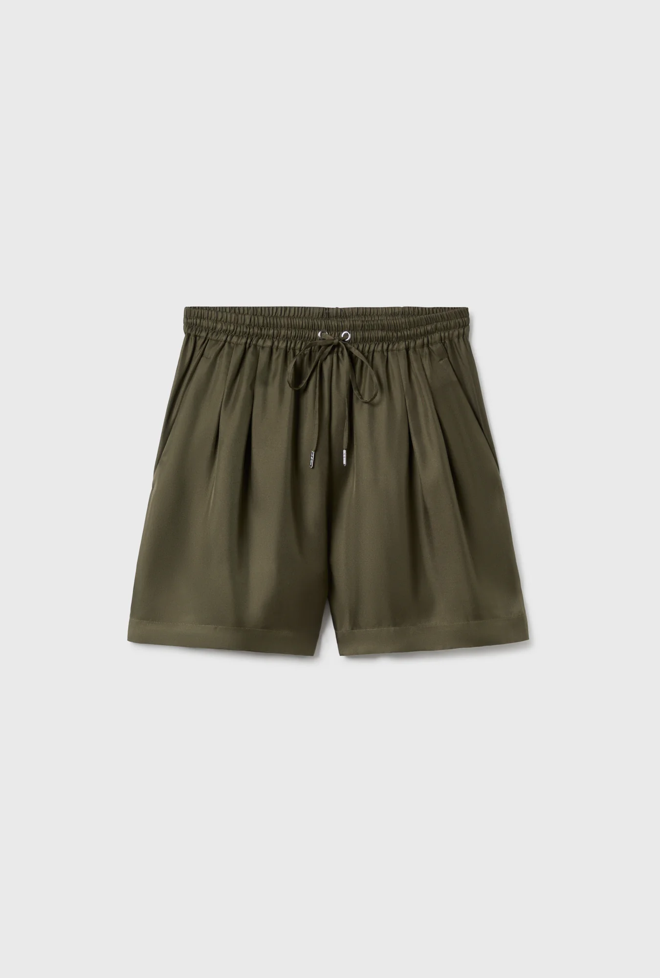 Twill Slouch Shorts Pine - Image 5