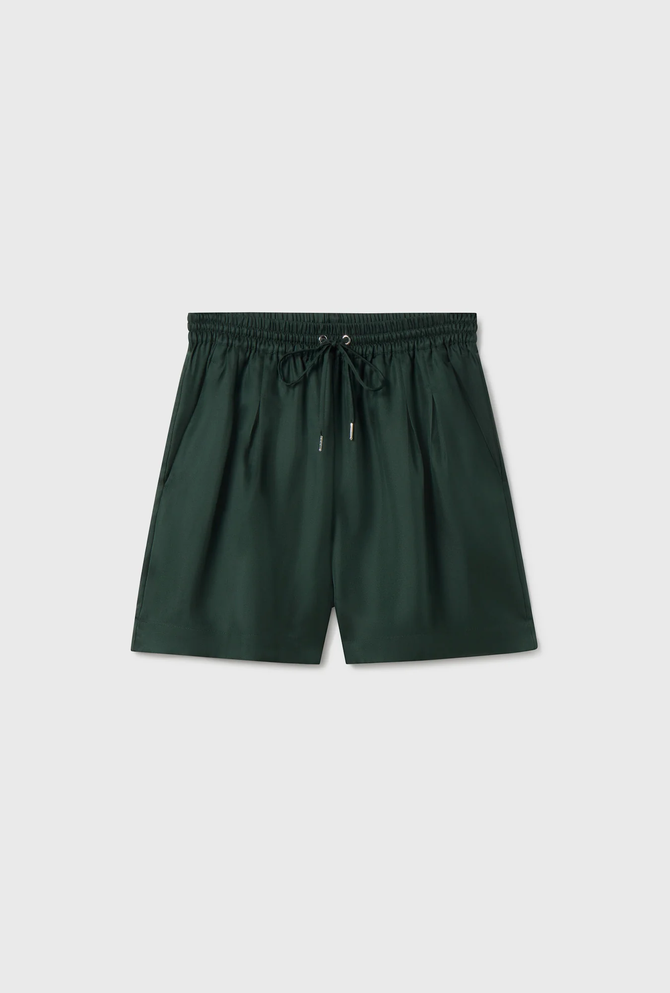 Twill Slouch Shorts Scarab