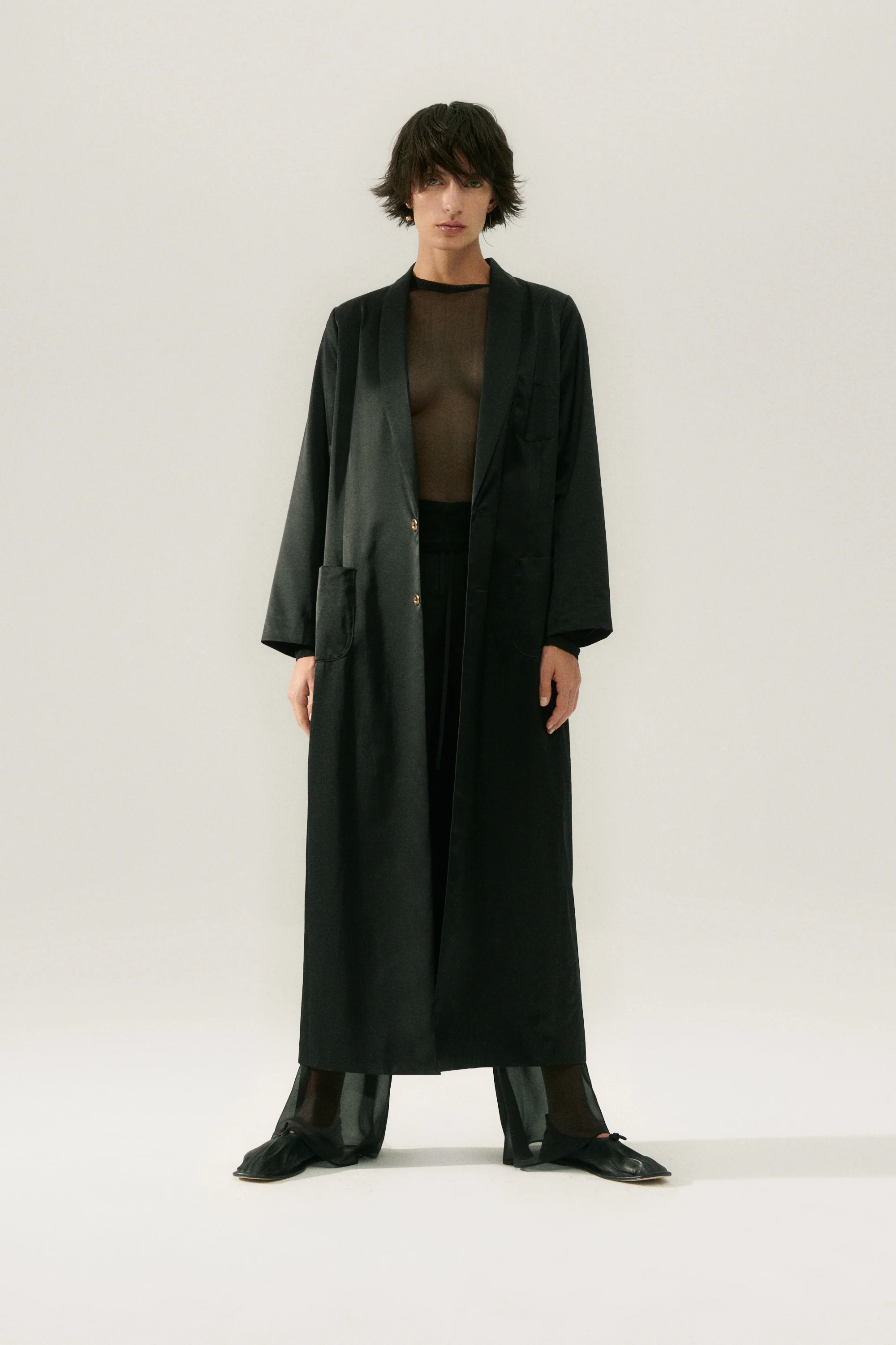 Weatherproof Long Blazer Black - Image 2